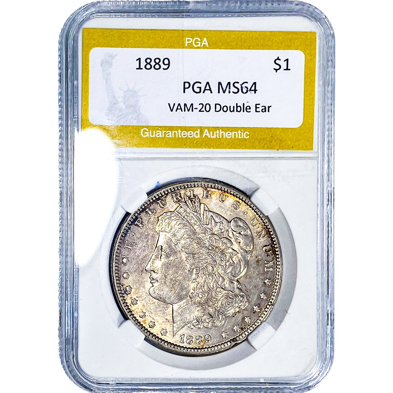 1889 Morgan Silver Dollar PGA MS64 Vam-20 Dbl Ear (1 of 2)