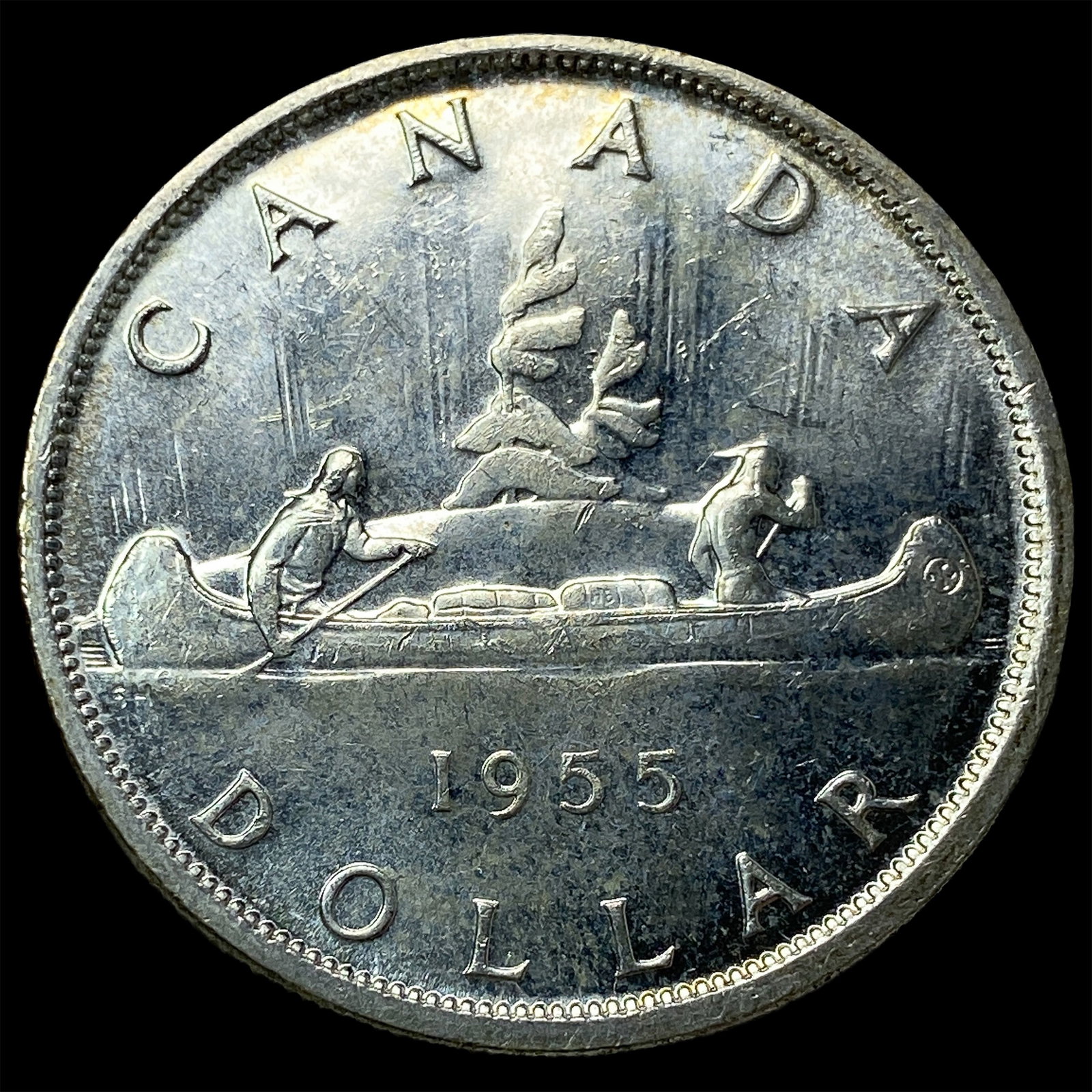 1955 Canada Silver Dollar - 2