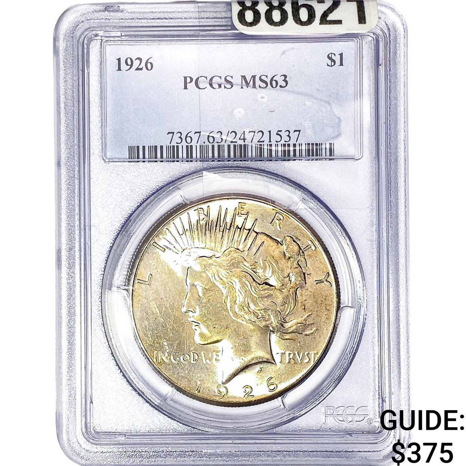 1926 Silver Peace Dollar PCGS MS63 (1 of 2)