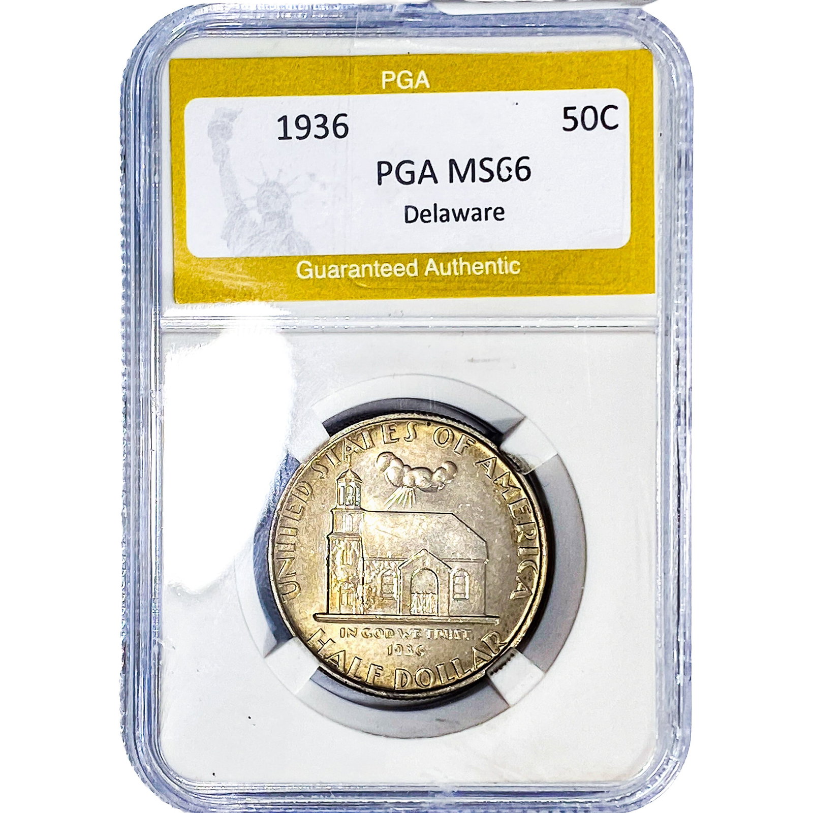 1936 Delaware Half Dollar PGA MS66 (1 of 2)