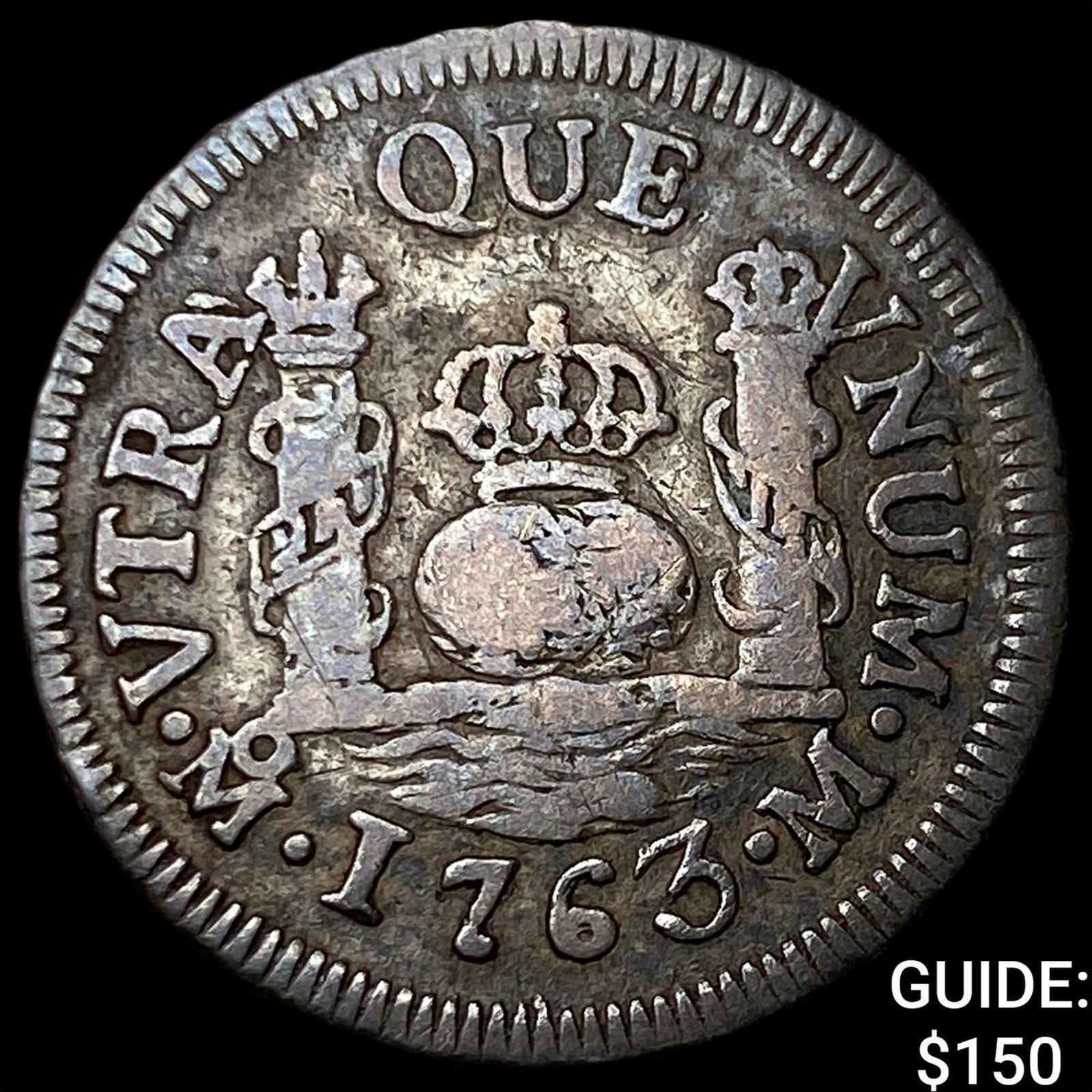 1763 Mexico Silver 1 Real: 1763 Mexico Silver 1 Real