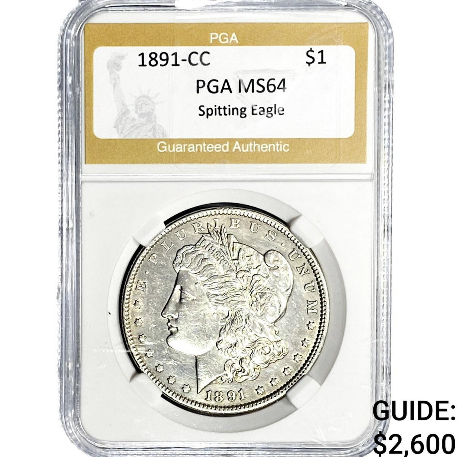 1891-CC Morgan Silver Dollar PGA MS64 (1 of 2)