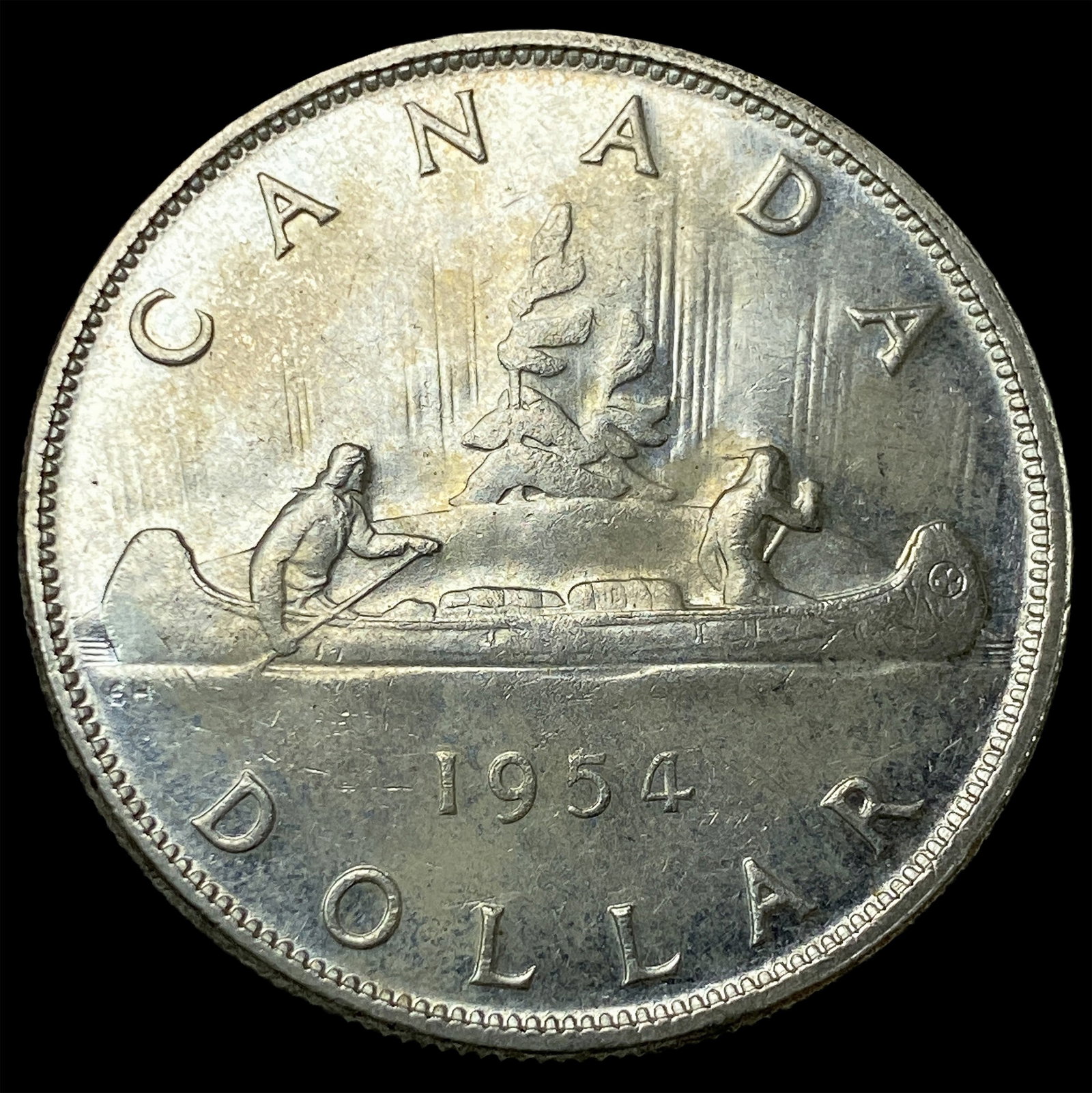 1954 Canada Silver Dollar - 2