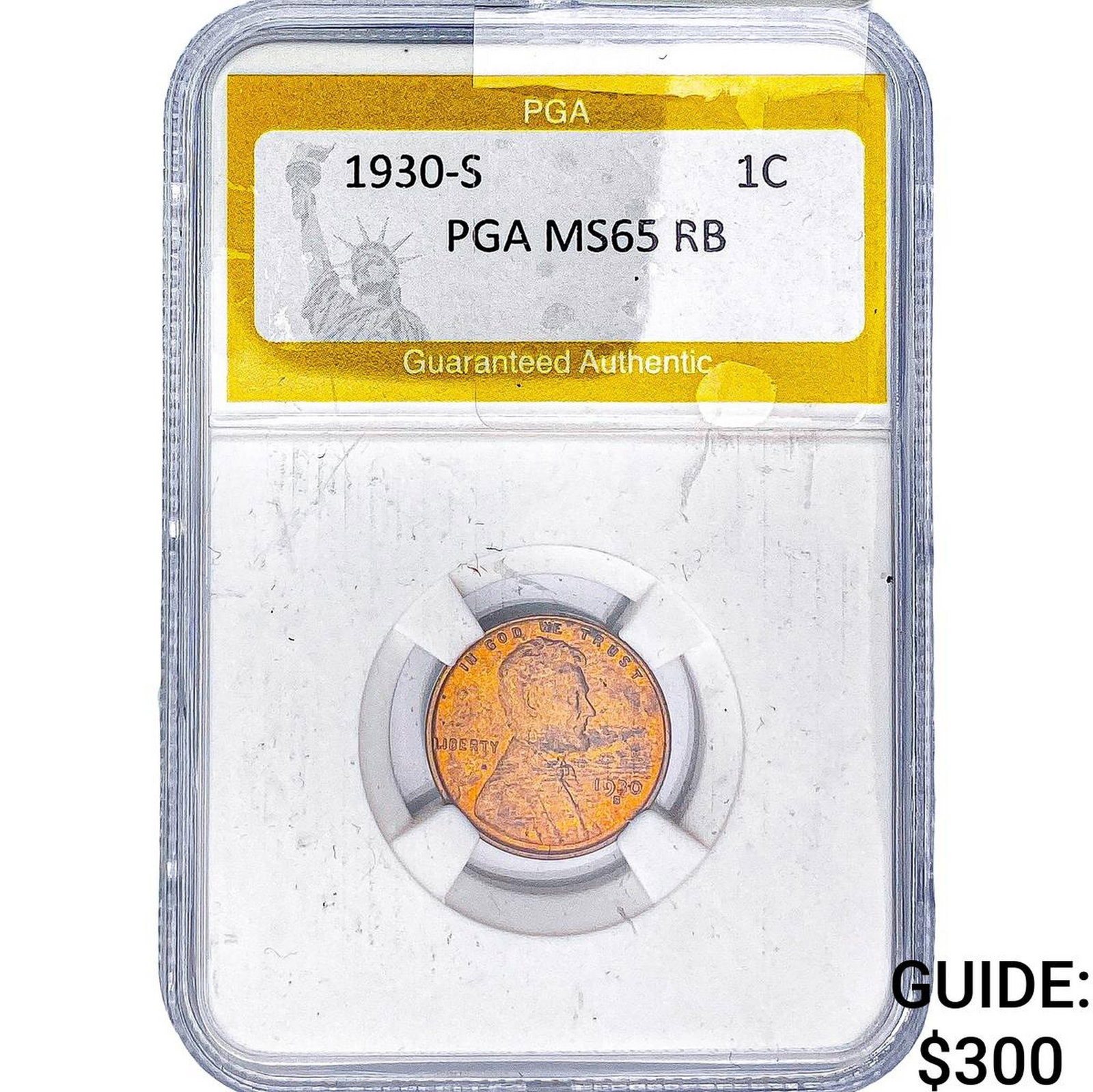 1930-S Wheat Cent PGA MS65 RB (1 of 2)