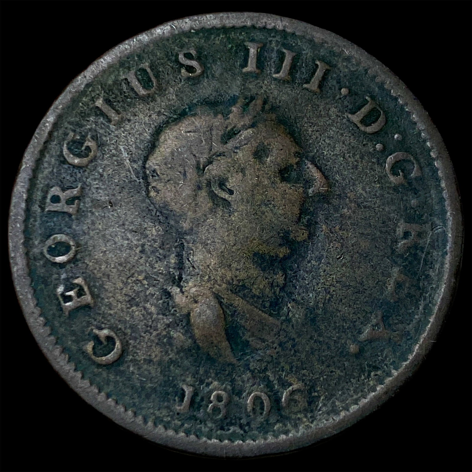 1806 Great Britain Copper Penny (1 of 2)