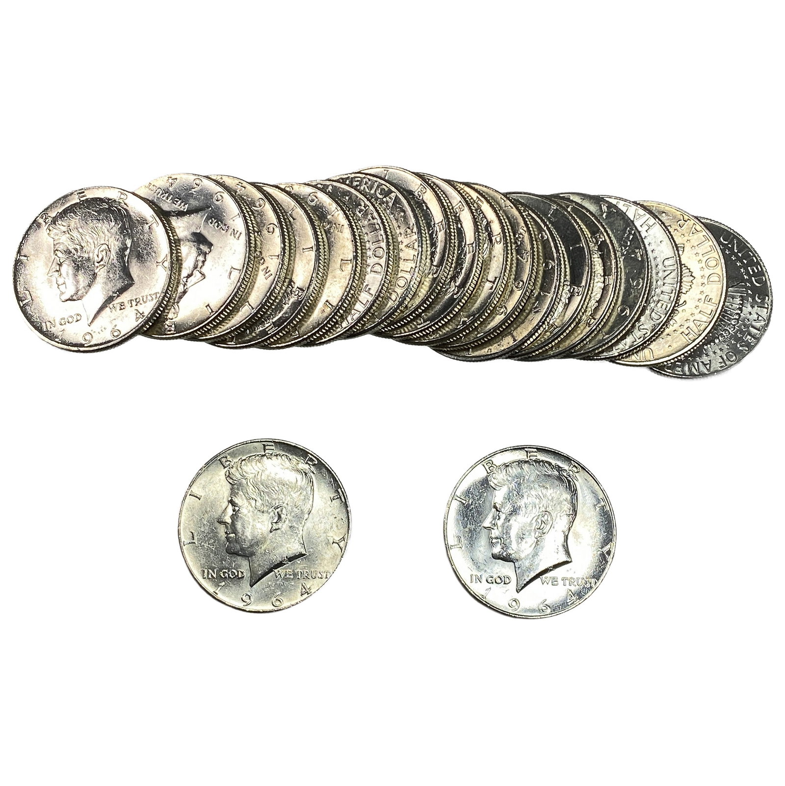 [20 Coins] 1964 Kennedy Half Dollar: [20 Coins] 1964 Kennedy Half Dollar