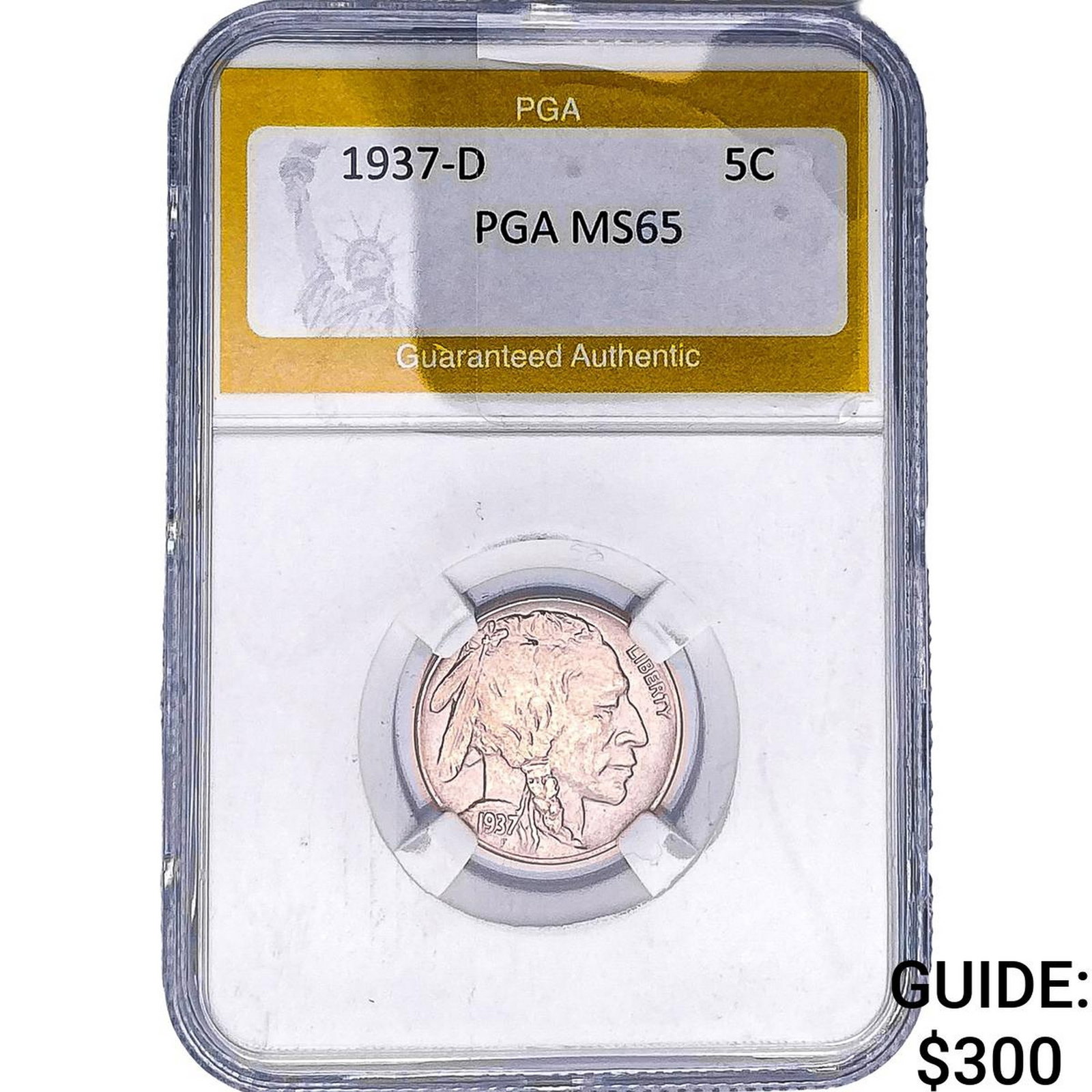 1937-D Buffalo Nickel PGA MS65 (1 of 2)