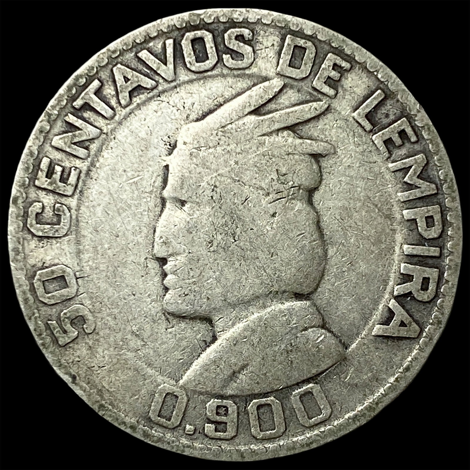 1931 Honduras Silver 50 Centavos (1 of 2)