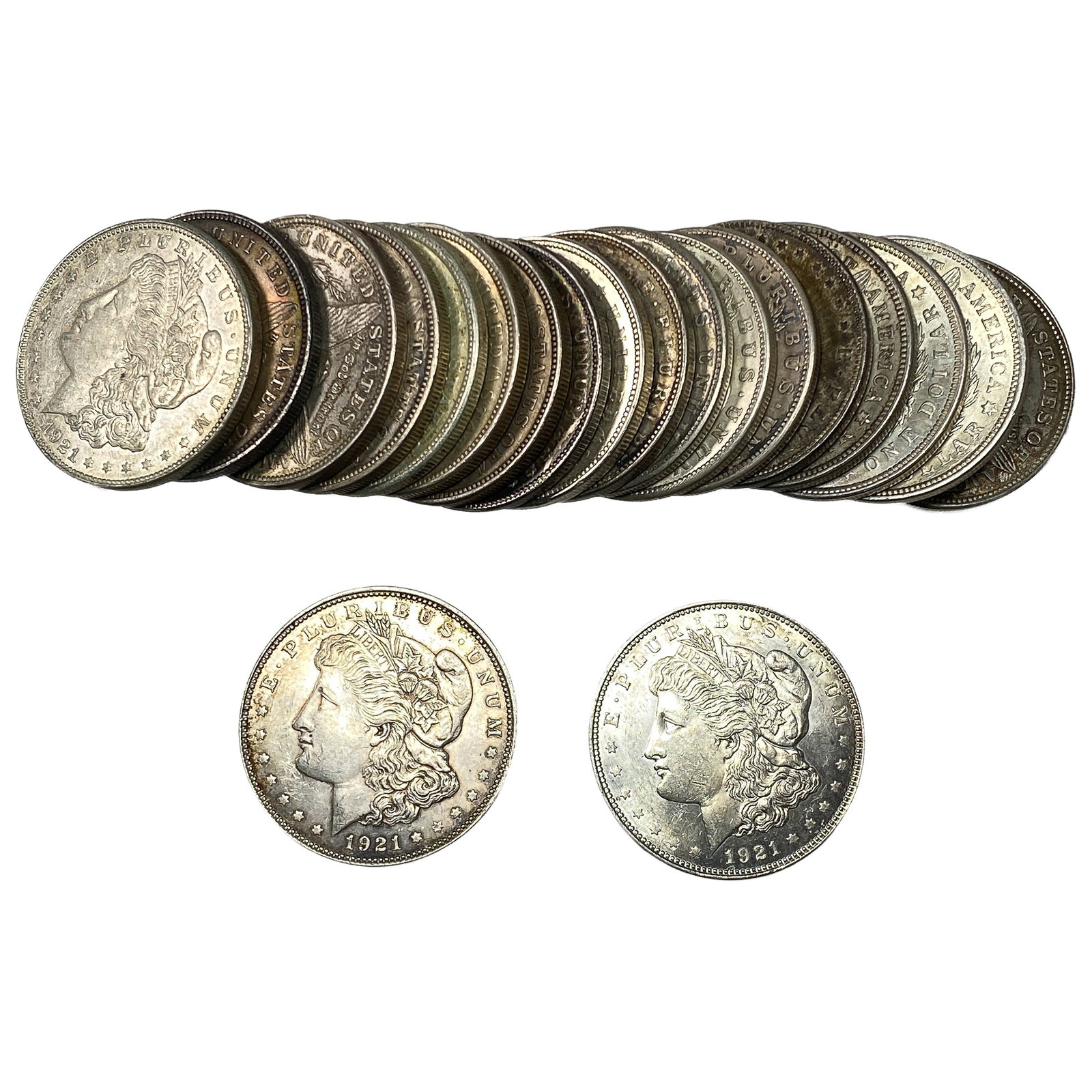 [20 Coins] Mixed Dates Morgan Silver Dollar: [20 Coins] Mixed Dates Morgan Silver Dollar
