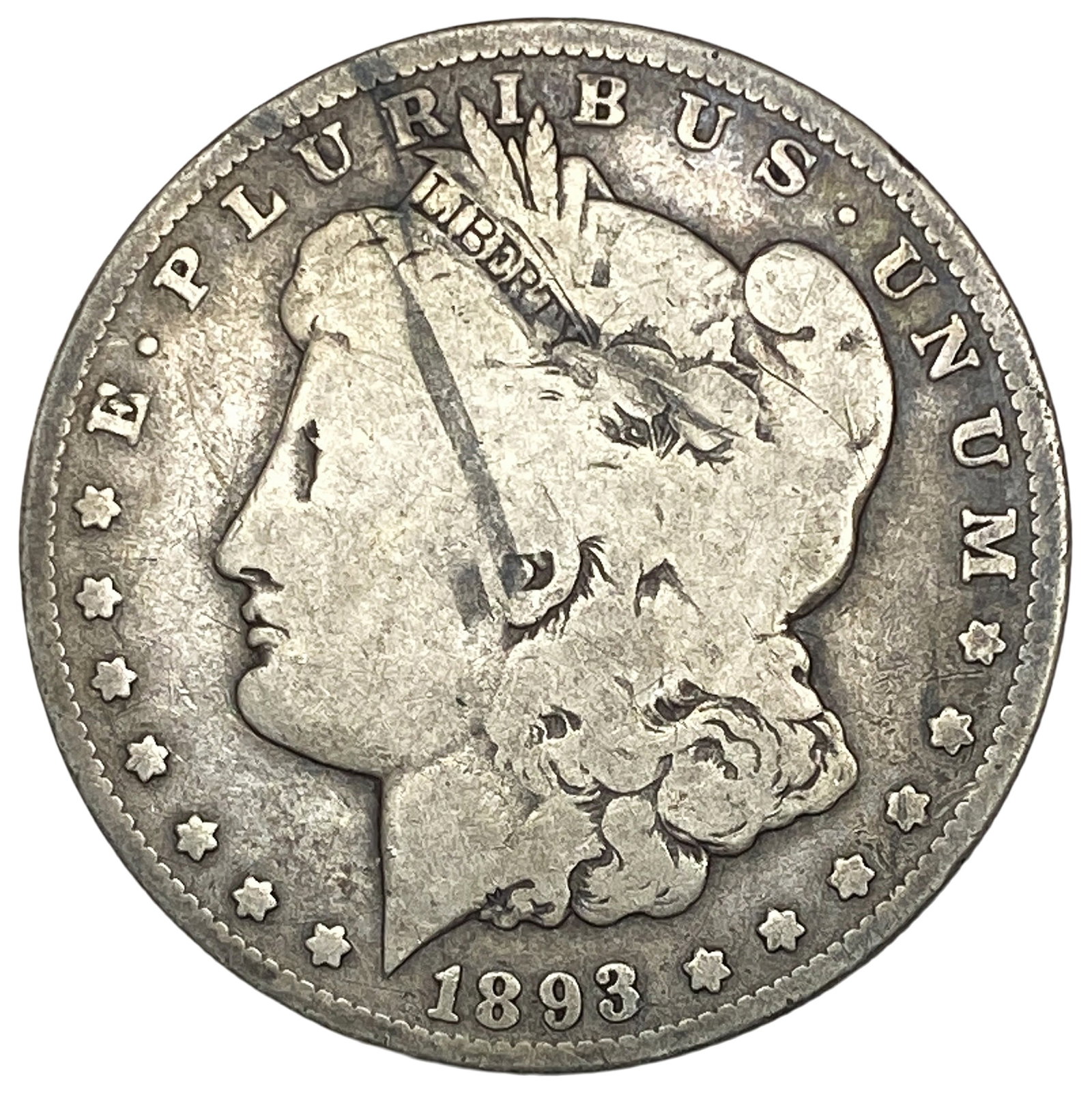 1893-O Morgan Silver Dollar: 1893-O Morgan Silver Dollar