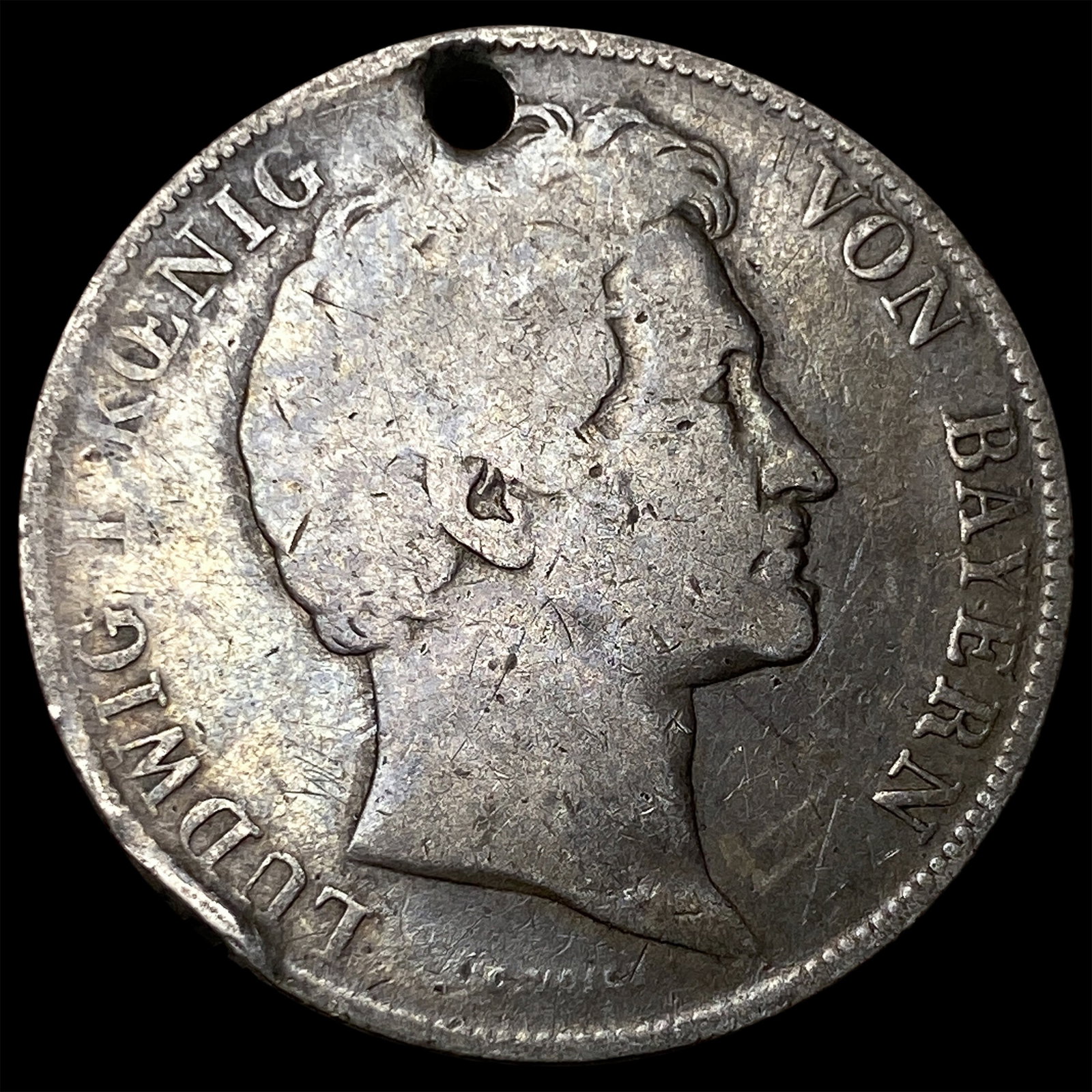 1845 Netherlnads Silver 1 Gulden (1 of 2)