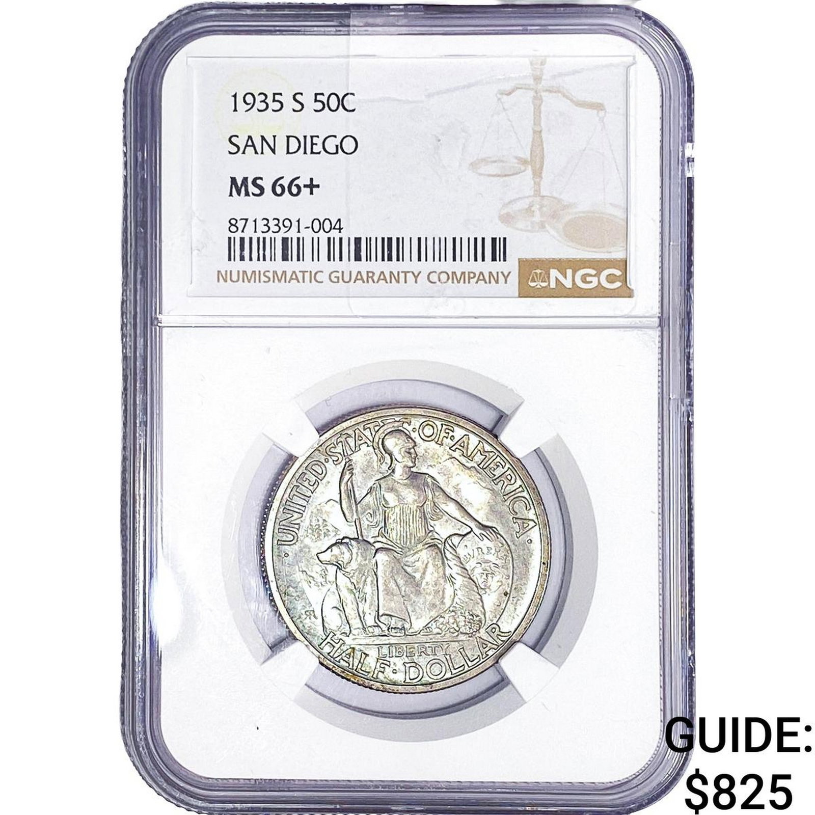 1935-S San Diego Half Dollar NGC MS66+ (1 of 2)