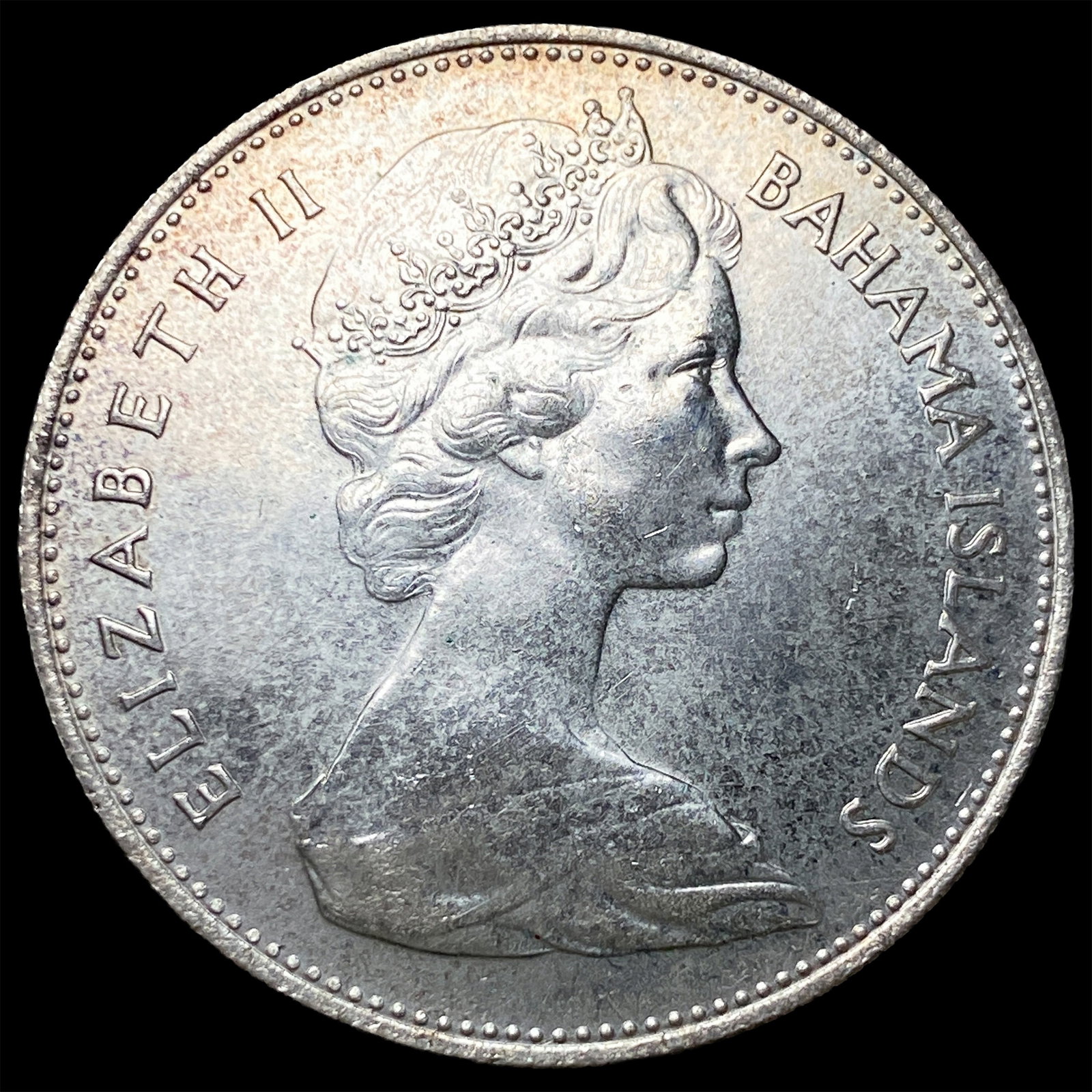 1966 Bahamas Silver Dollar KM 8: 1966 Bahamas Silver Dollar KM 8
