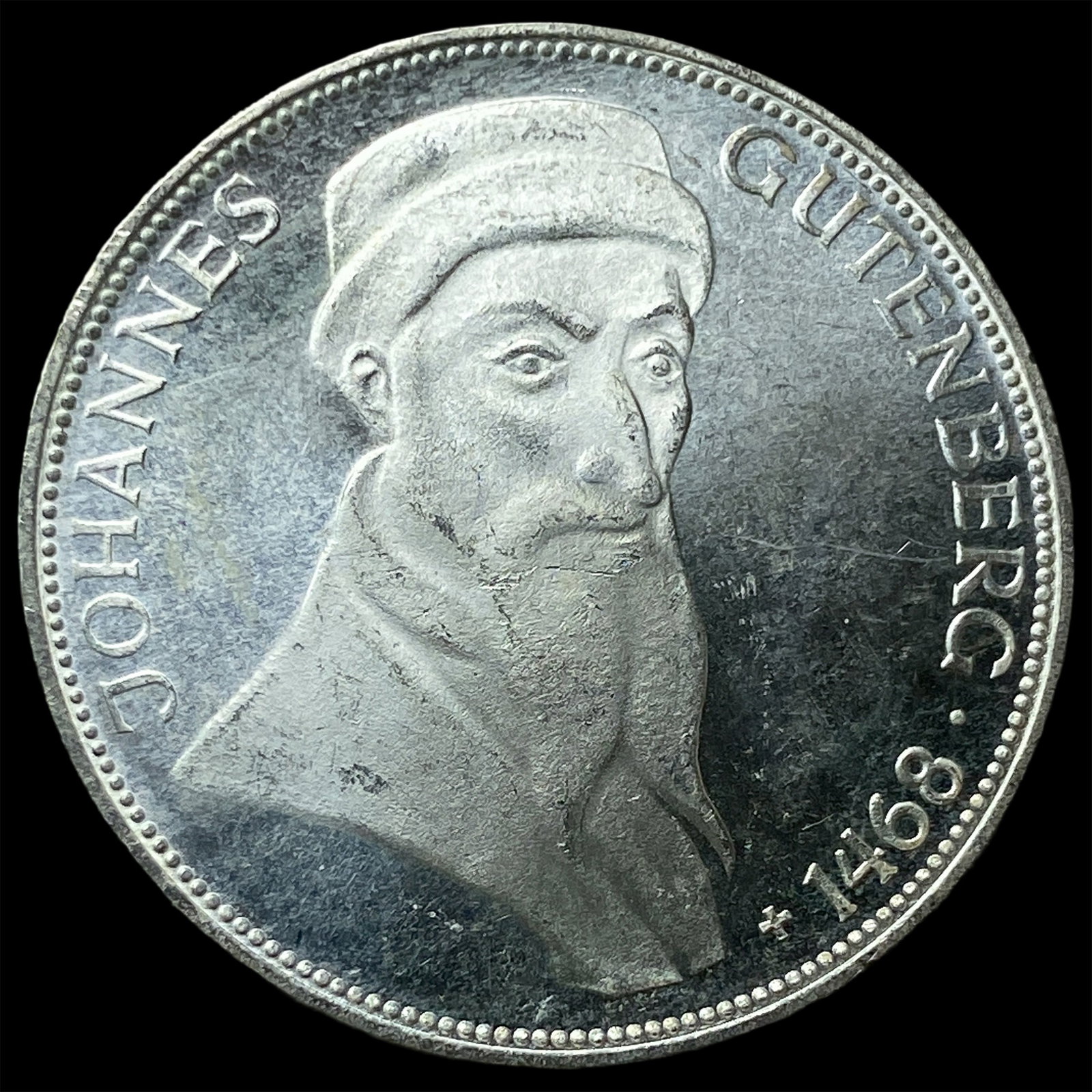 1968-G West Germany Silver 5 Mark: 1968-G West Germany Silver 5 Mark