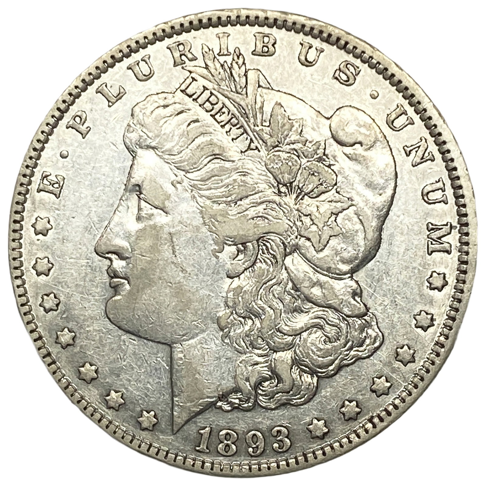 1893 Morgan Silver Dollar (1 of 2)