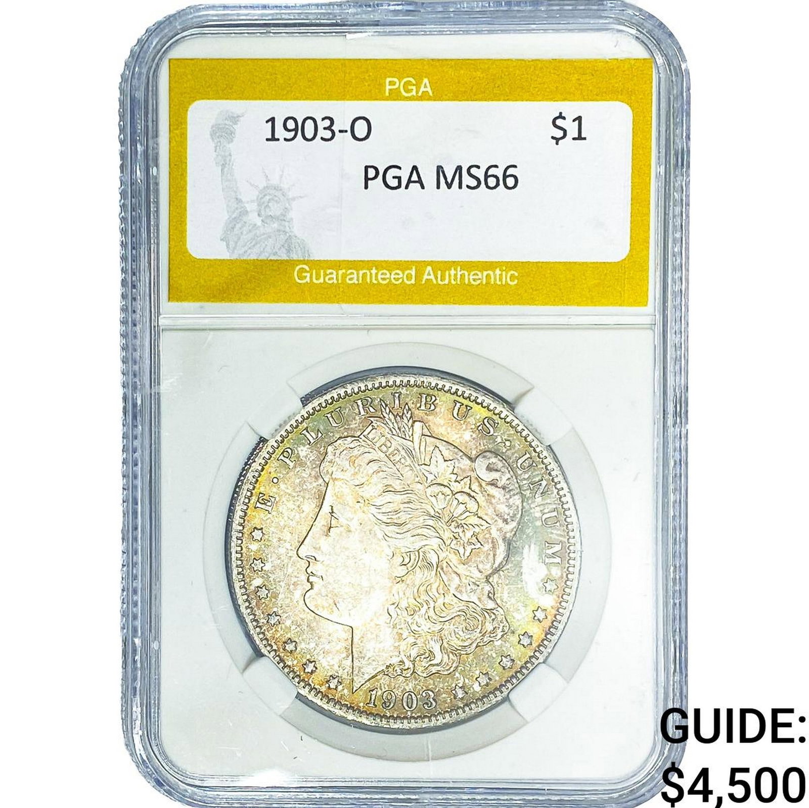 1903-O Morgan Silver Dollar PGA MS66: 1903-O Morgan Silver Dollar PGA MS66