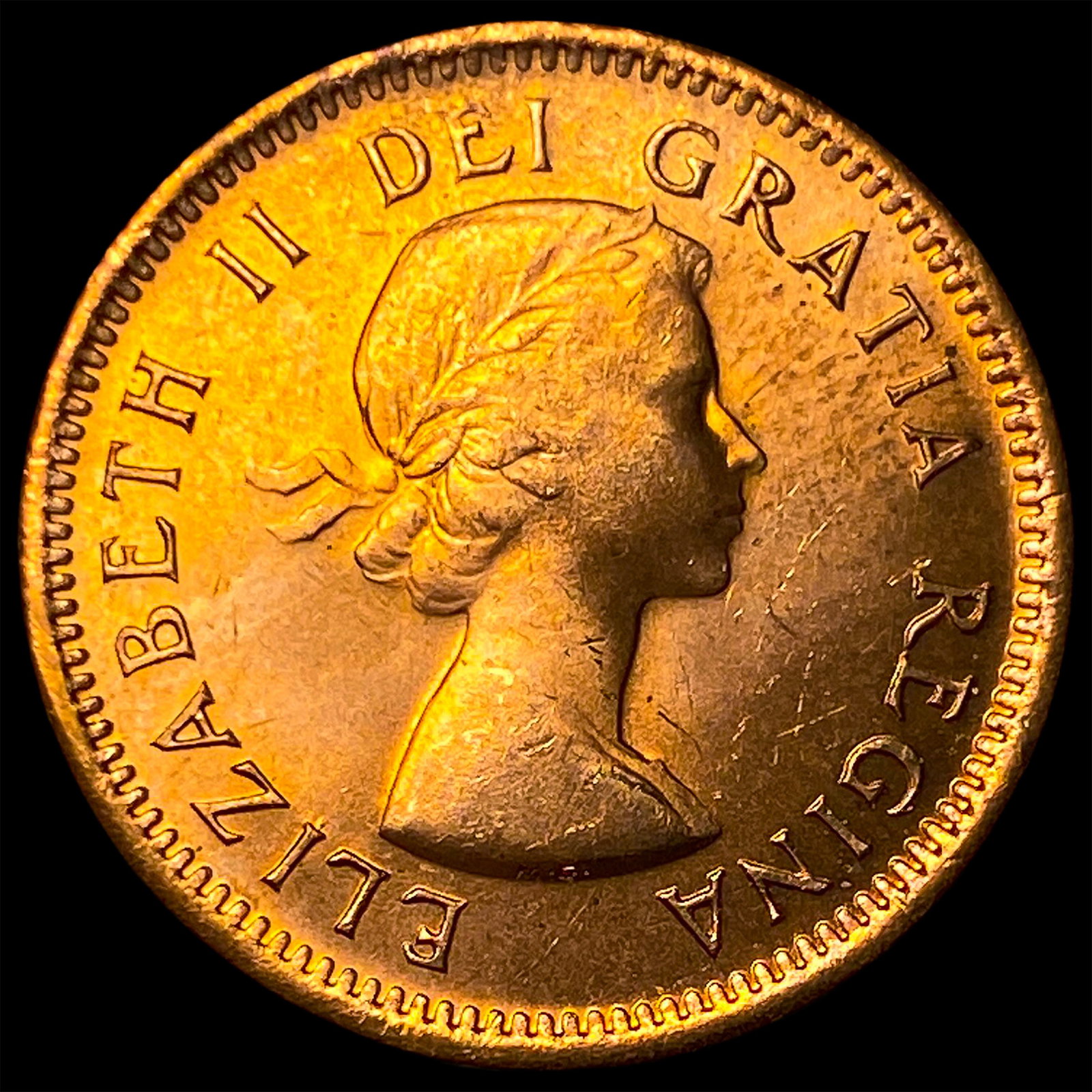 1953 Canada Copper 1 Cent (1 of 2)