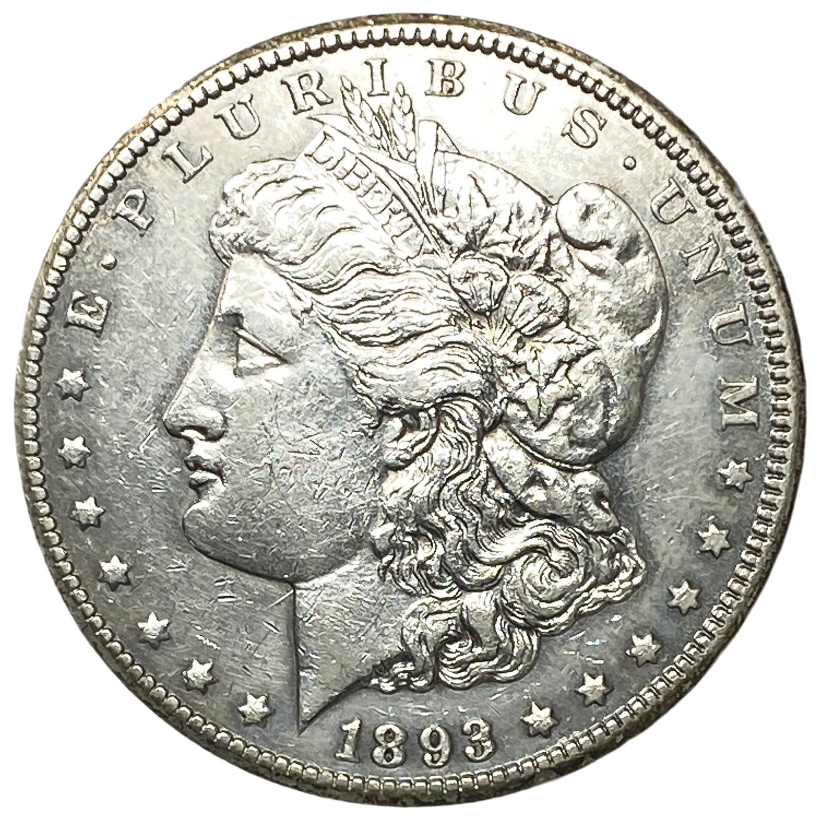 1893-CC Morgan Silver Dollar: 1893-CC Morgan Silver Dollar