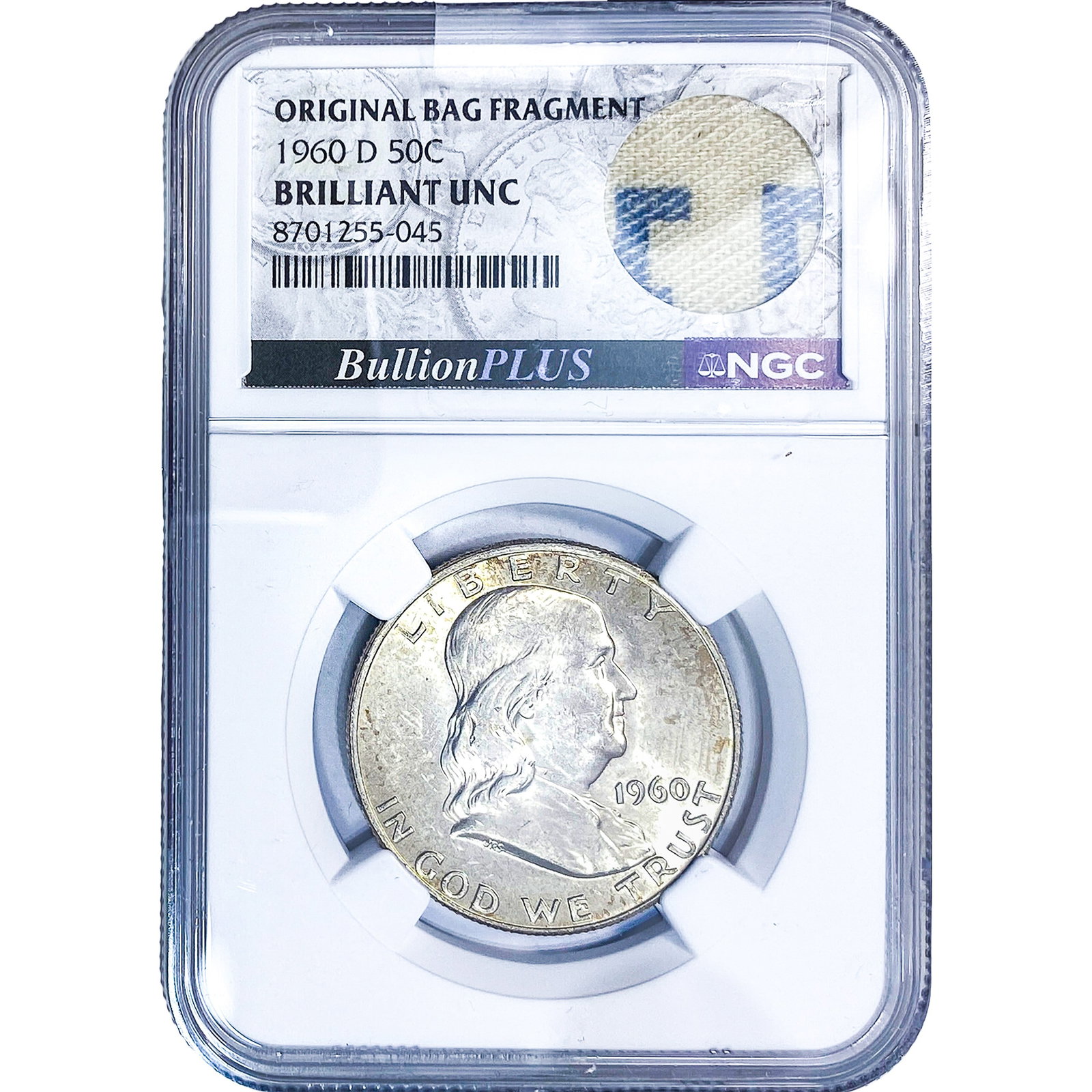 1960-D Franklin Half Dollar NGC BU (1 of 2)