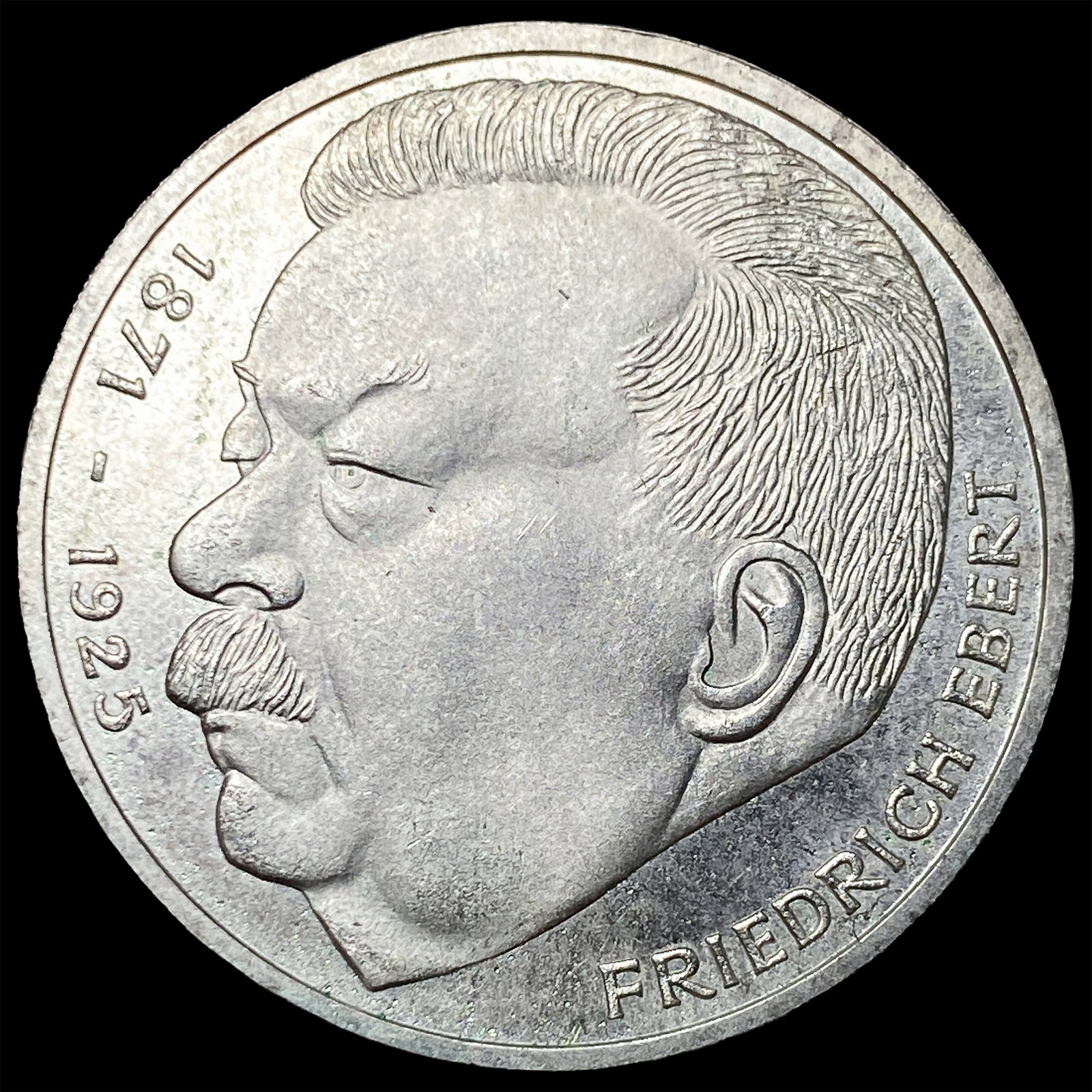 1975J Germany Silver 5 Mark: 1975J Germany Silver 5 Mark