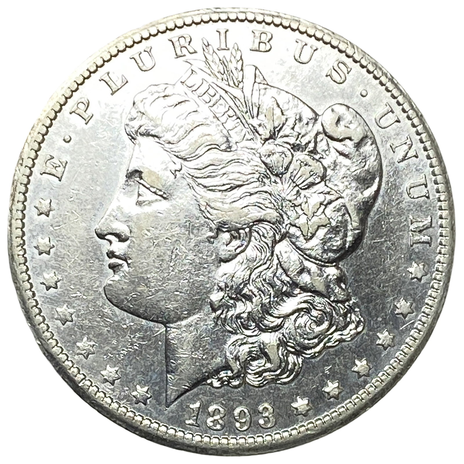 1893-CC Morgan Silver Dollar (1 of 2)