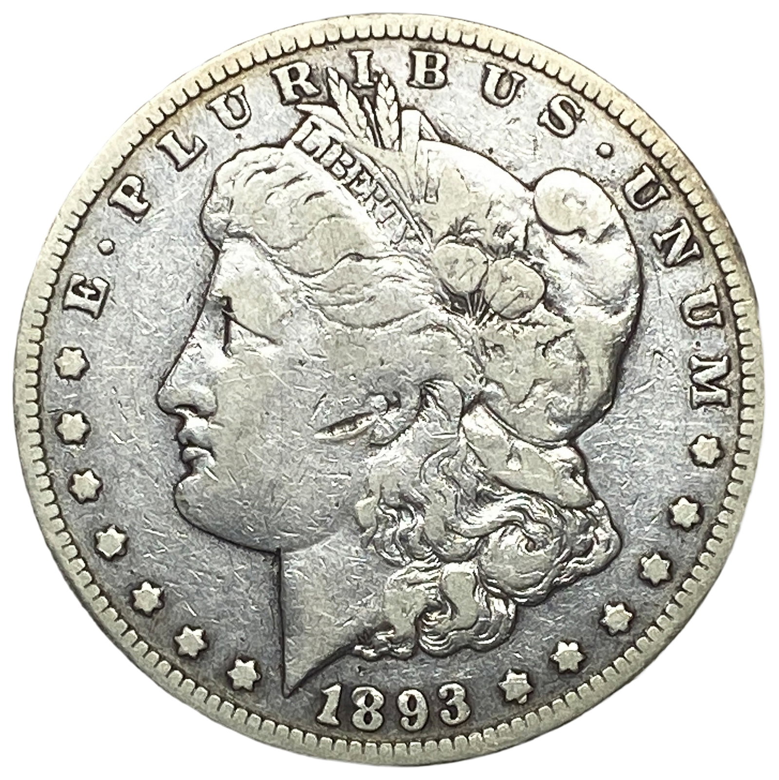 1893-CC Morgan Silver Dollar (1 of 2)