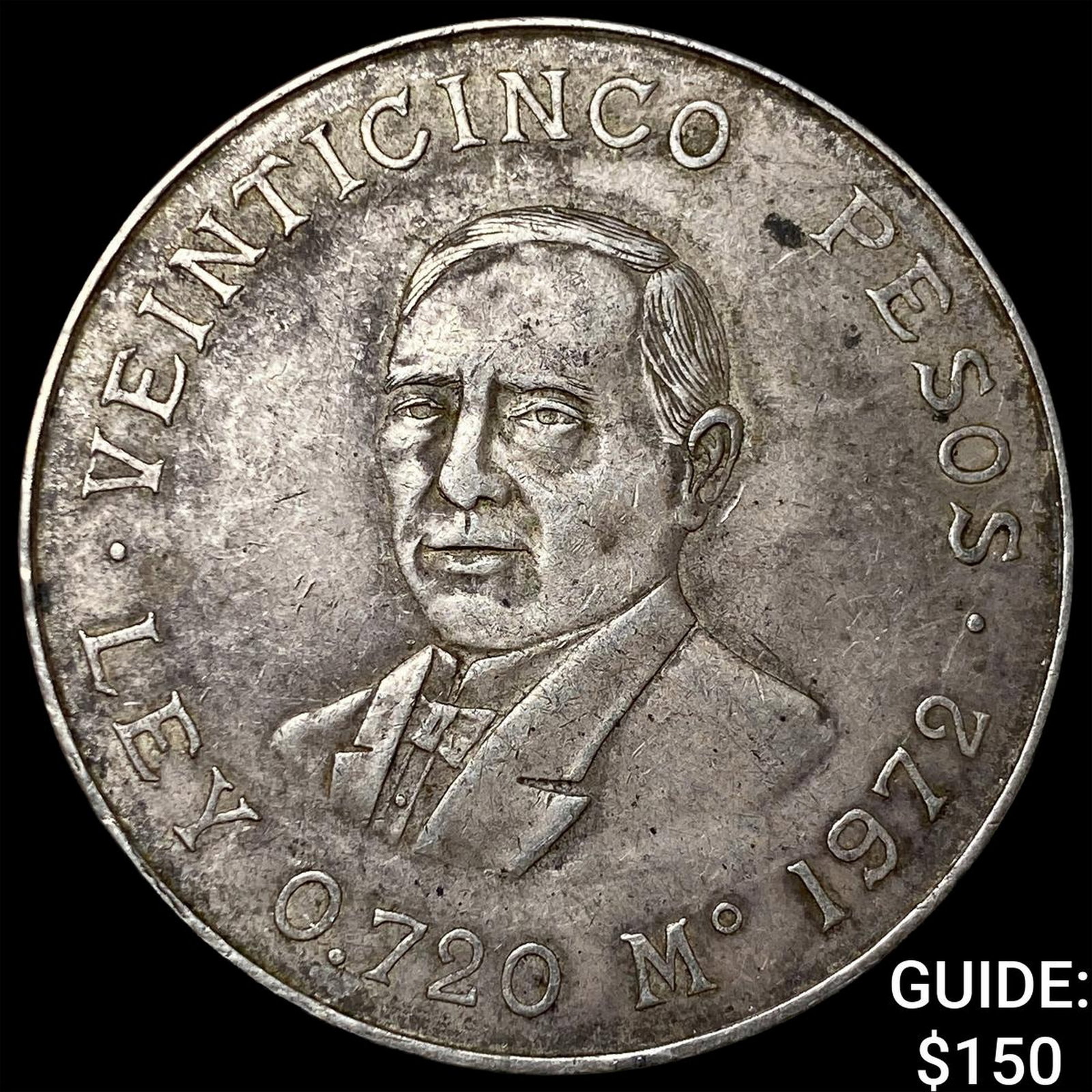 1972 Mexico Silver 25 Pesos (1 of 2)