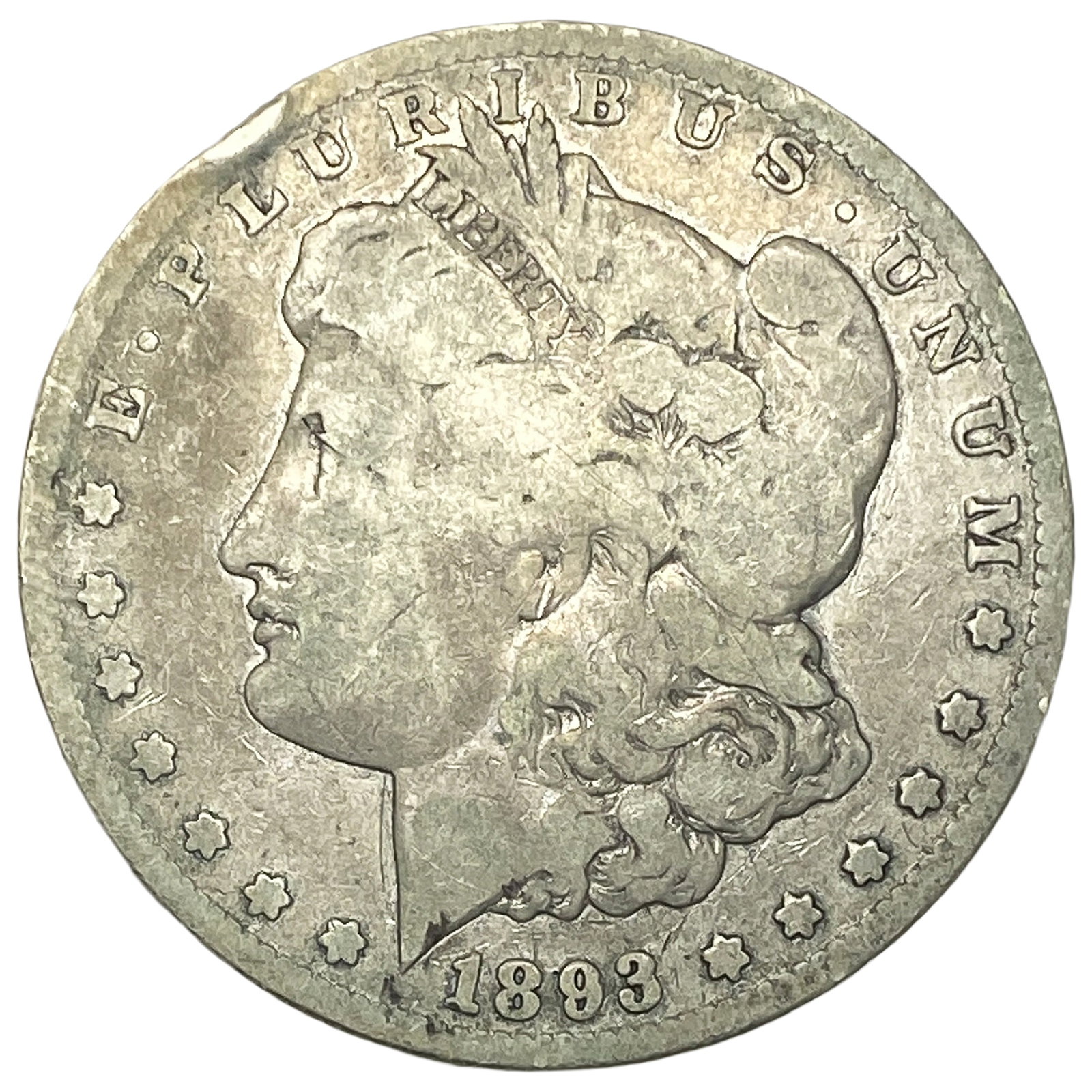 1893-CC Morgan Silver Dollar (1 of 2)