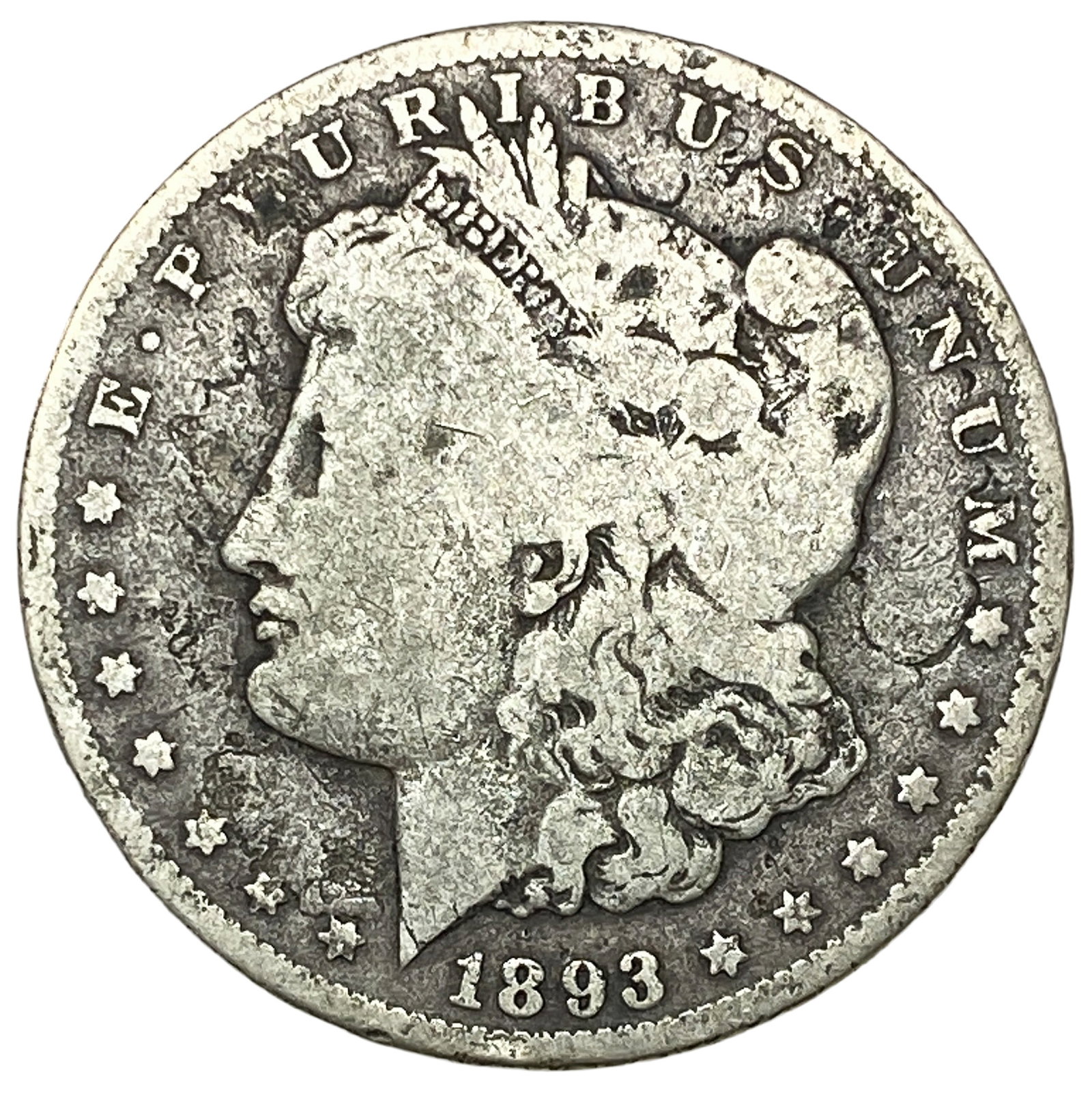 1893-CC Morgan Silver Dollar (1 of 2)
