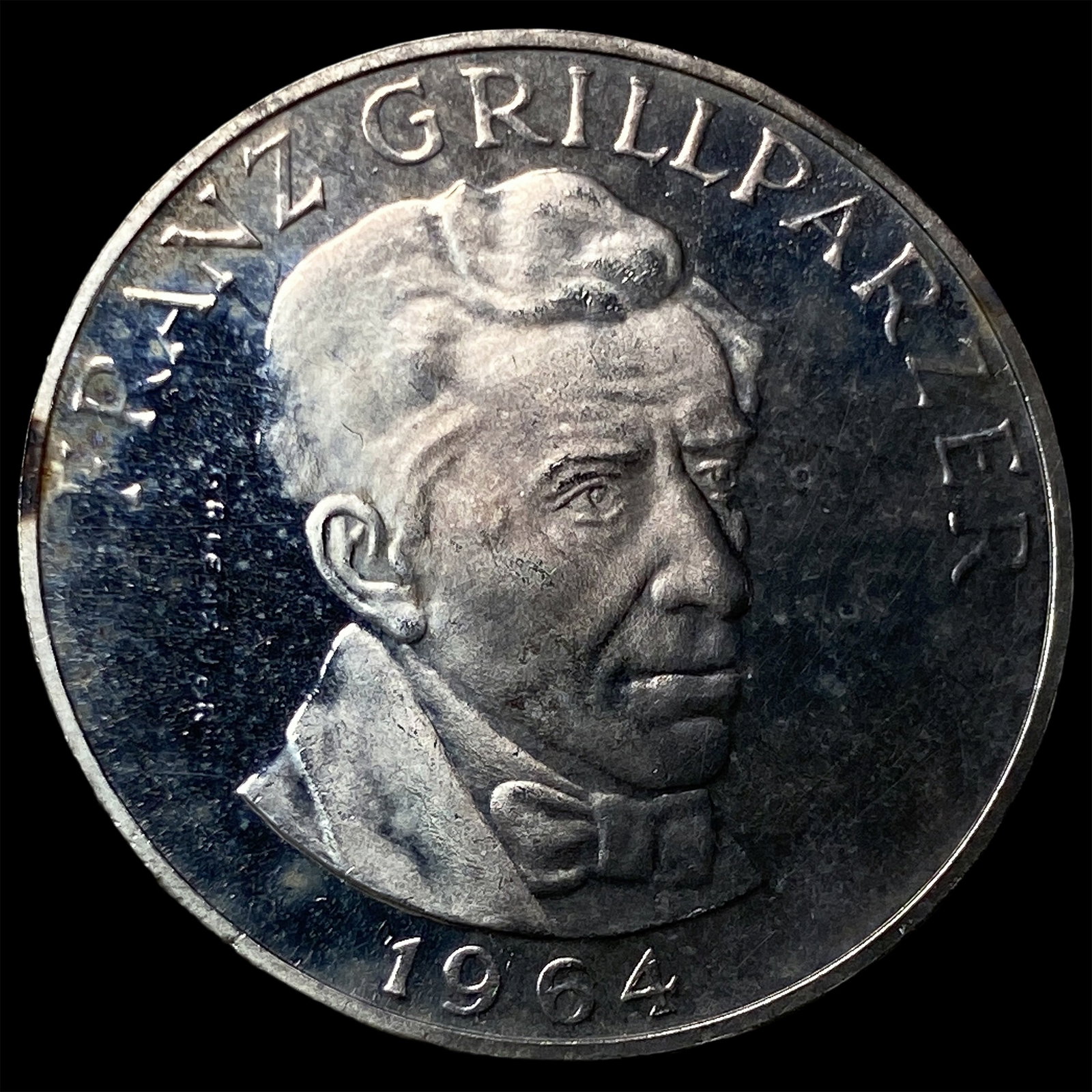 1964 Austria Silver 25 Schillings Proof: 1964 Austria Silver 25 Schillings Proof