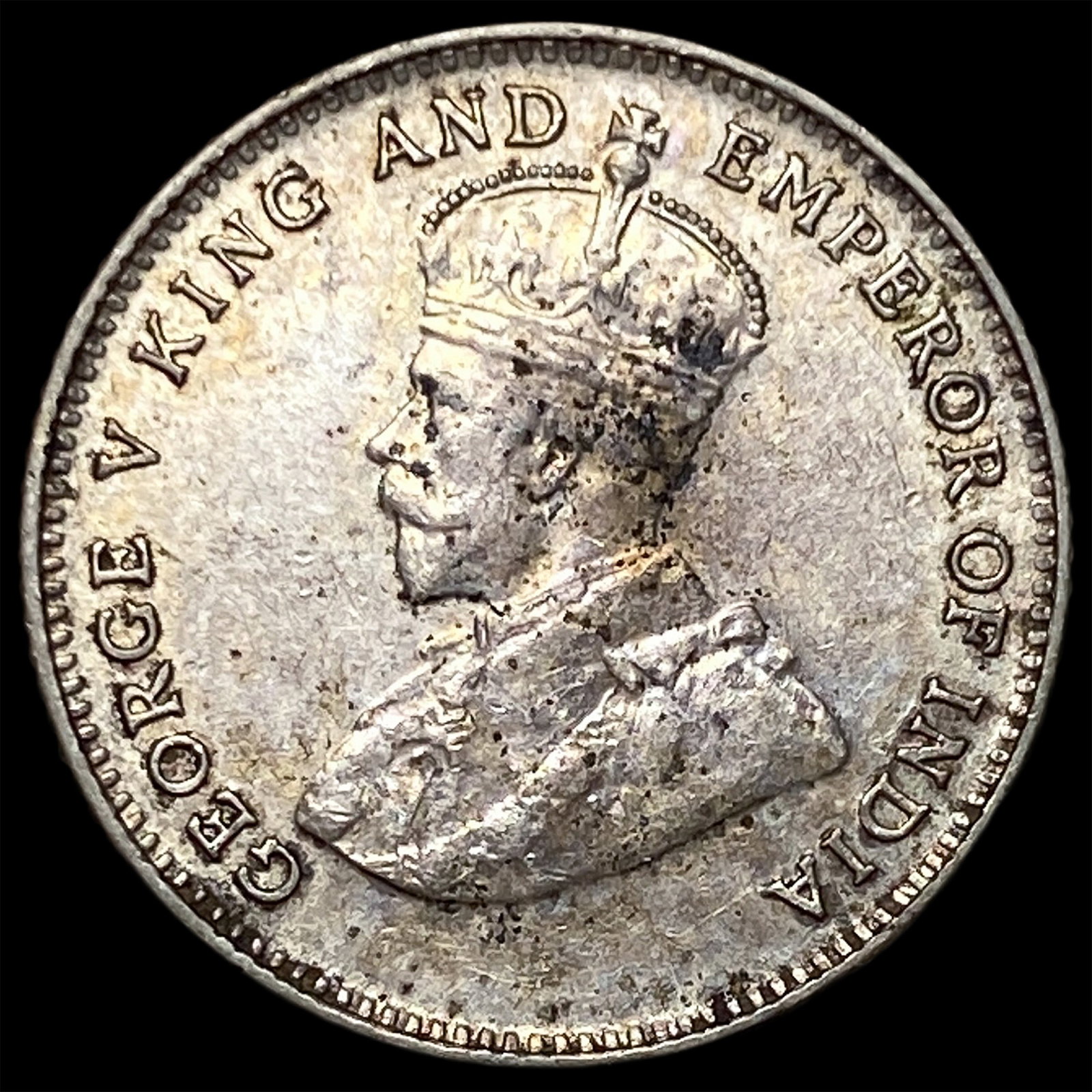 1927 Straits Settlements Silver 10 Cents (1 of 2)
