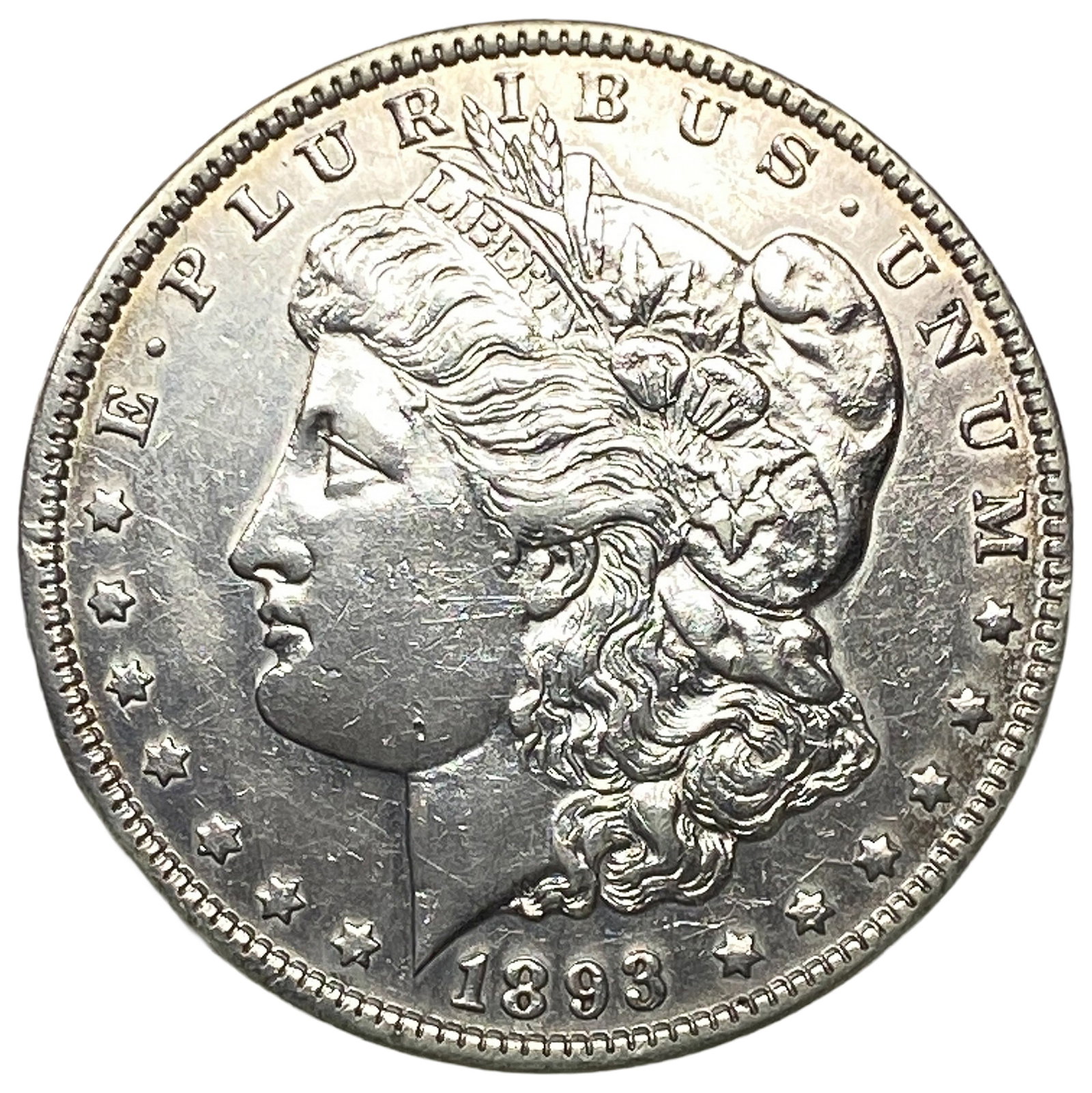 1893 Morgan Silver Dollar (1 of 2)