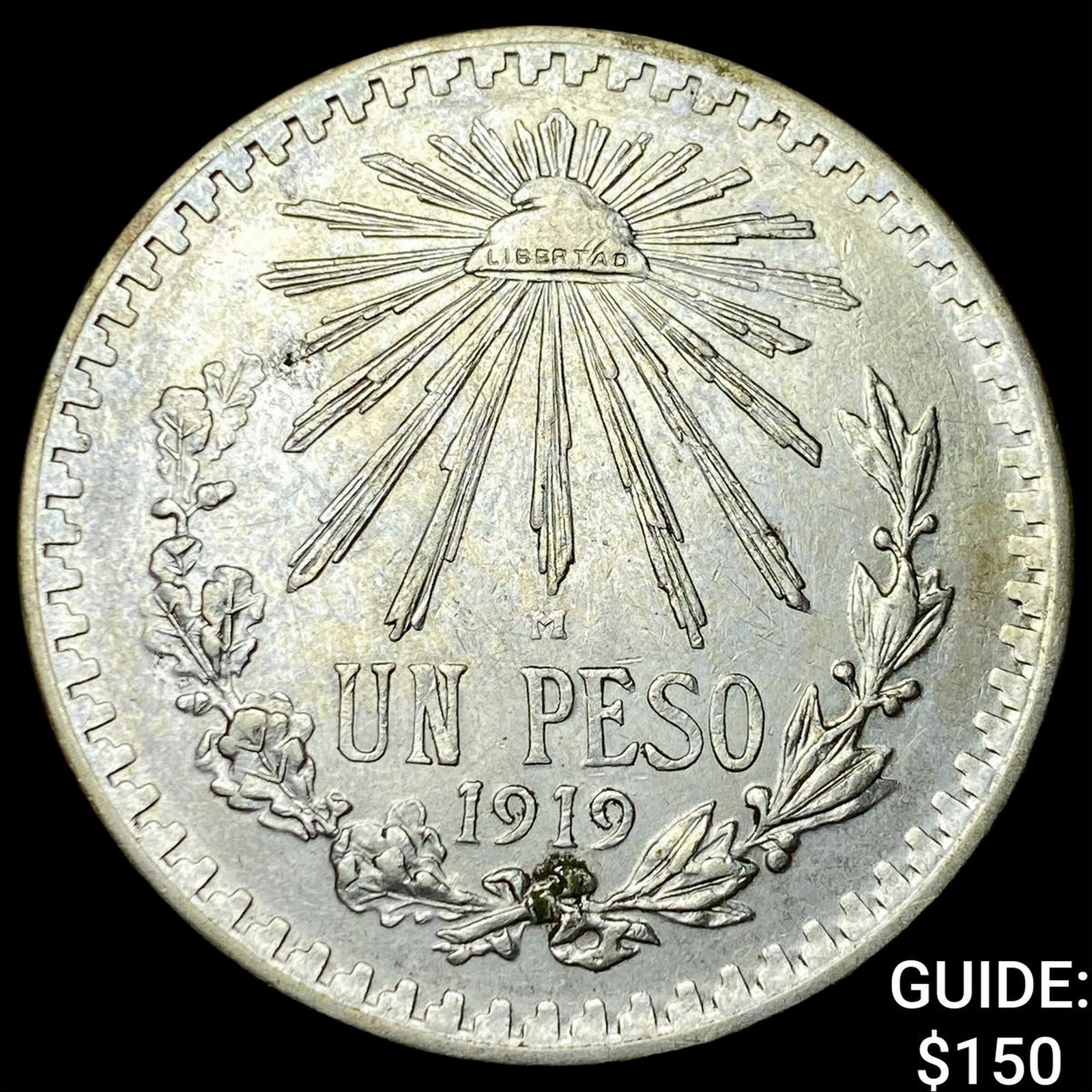 1919 Mexico Silver 1 Peso (1 of 2)