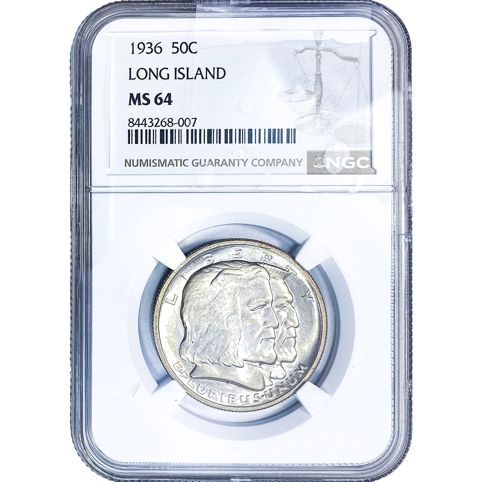 1936 Long Island Half Dollar NGC MS64 (1 of 2)