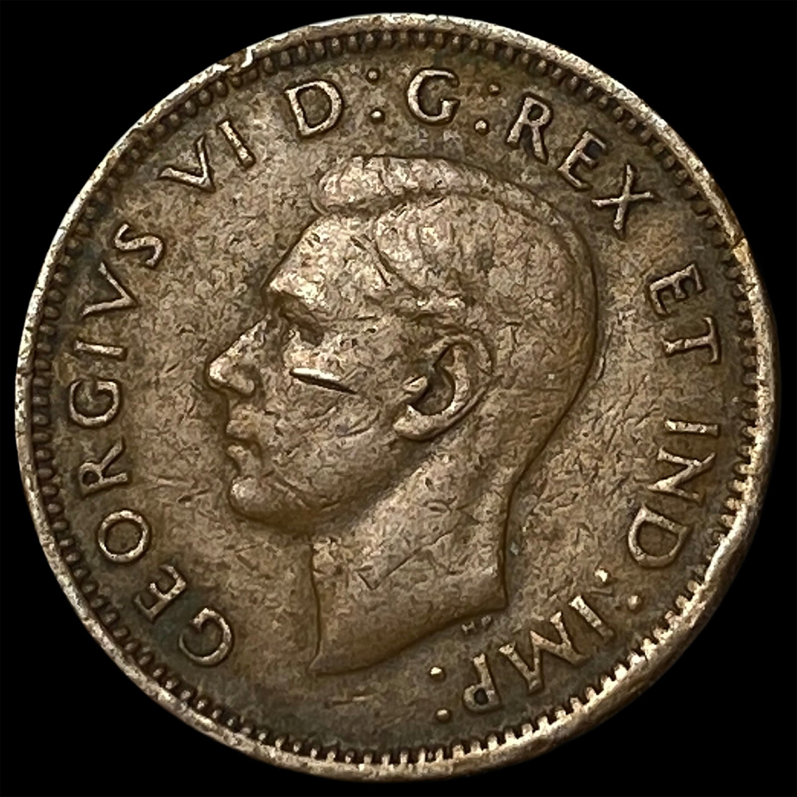 1943 Canada Bronze 1 Cent: 1943 Canada Bronze 1 Cent