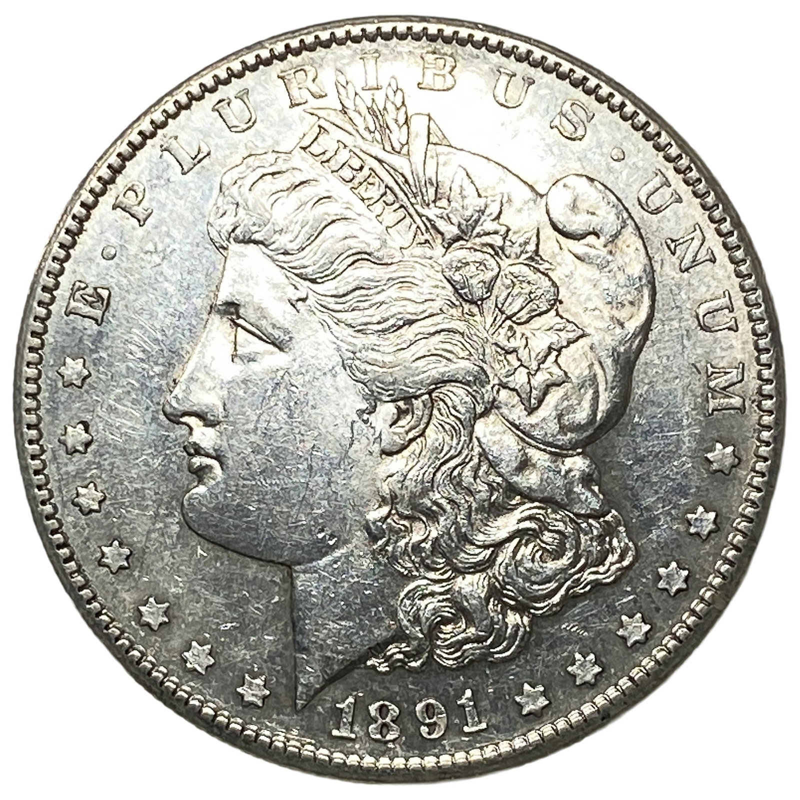 1891-S Morgan Silver Dollar: 1891-S Morgan Silver Dollar