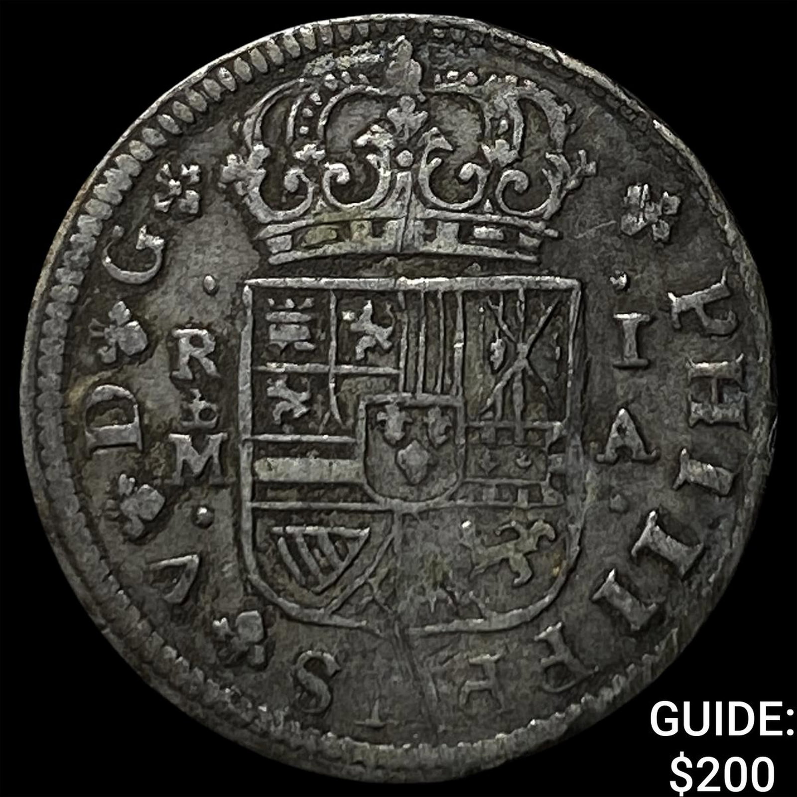 1726 Spain Silver 1 Real (1 of 2)