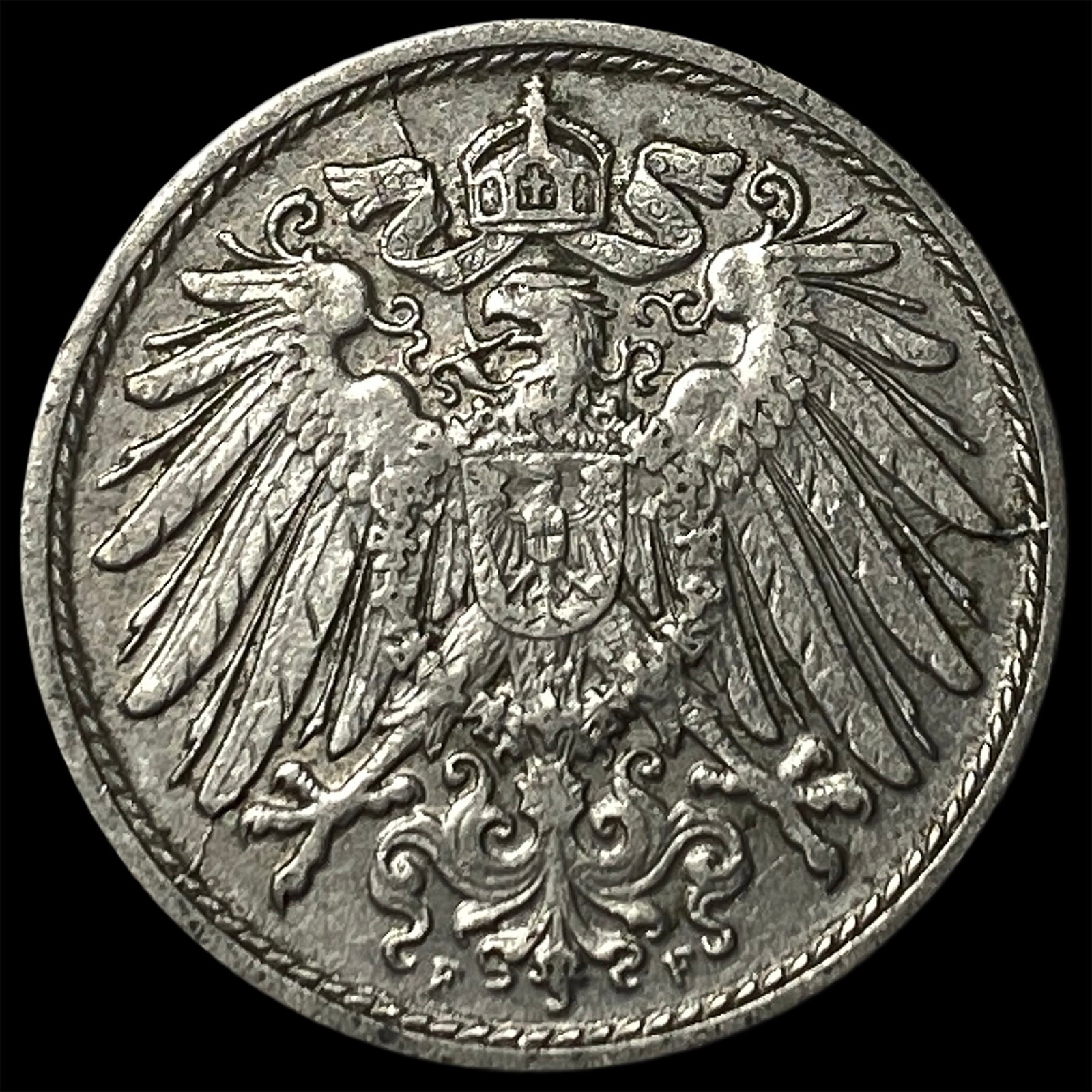 1912 Germany Copper Nickel 10 Pfenning: 1912 Germany Copper Nickel 10 Pfenning