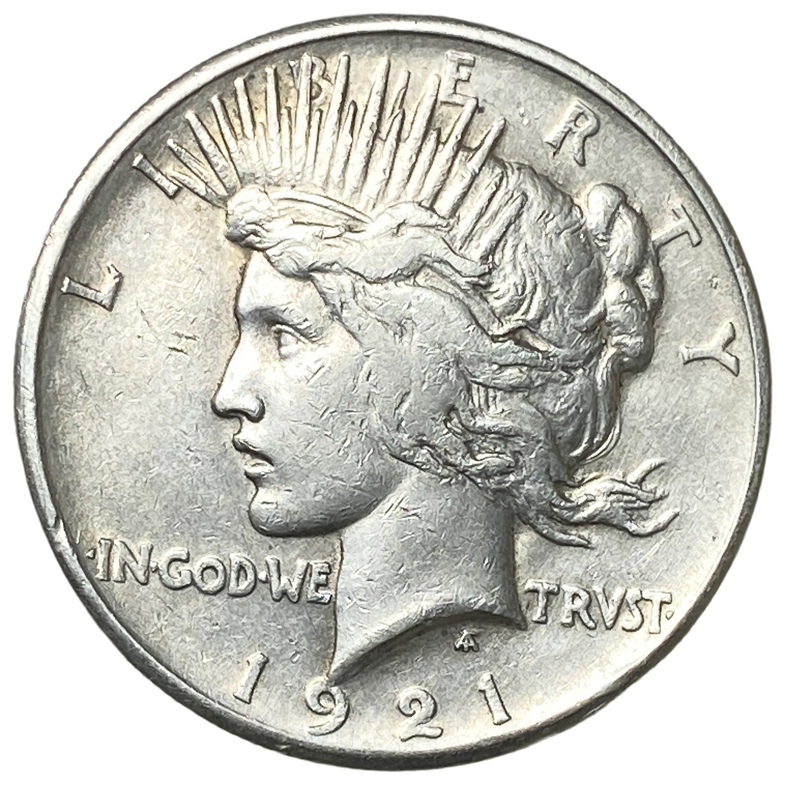 1921 Silver Peace Dollar: 1921 Silver Peace Dollar
