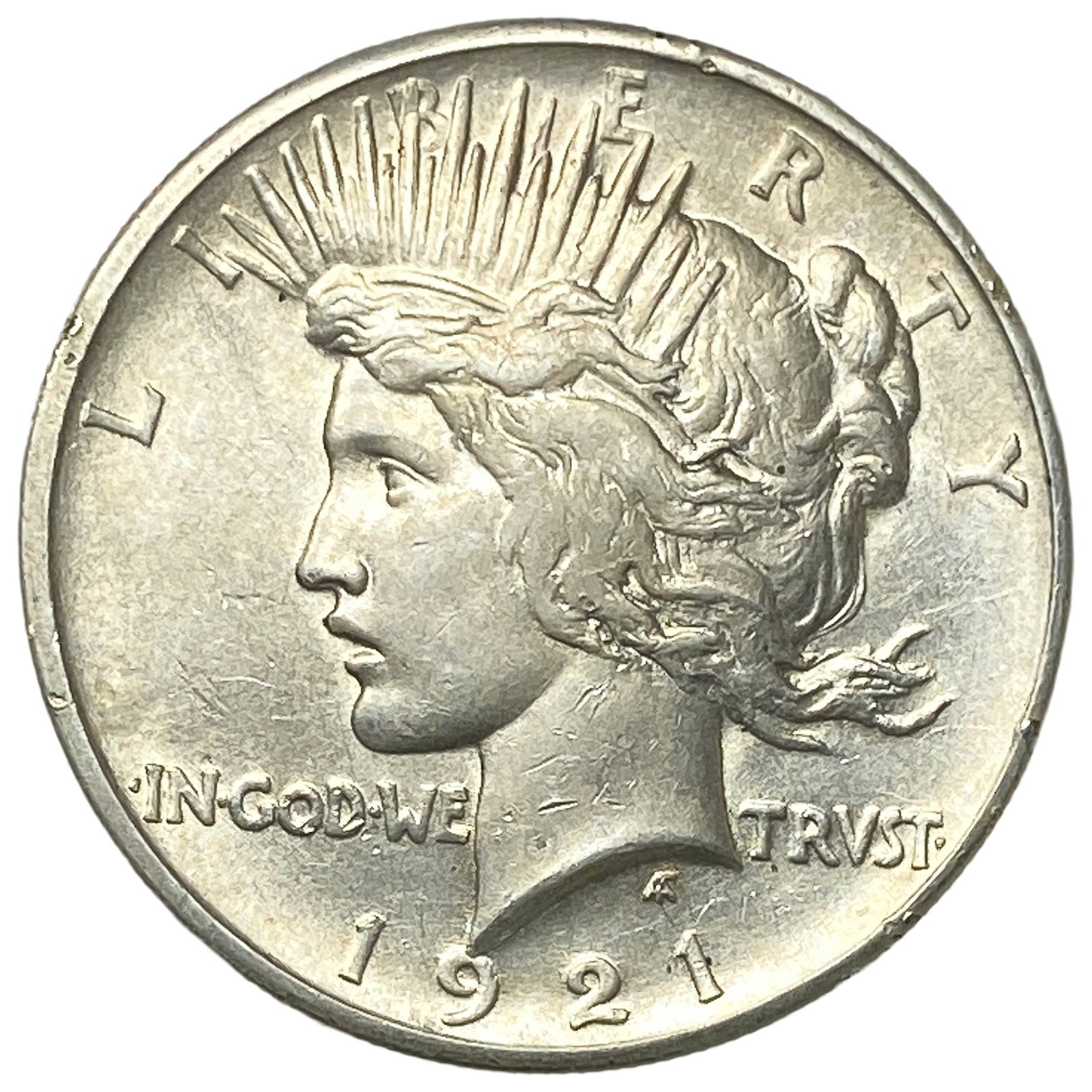 1921 Silver Peace Dollar: 1921 Silver Peace Dollar