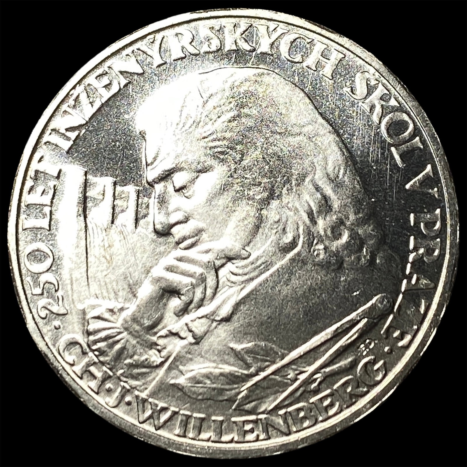1957 Czechoslovakia Silver 10 Korun Proof (1 of 2)