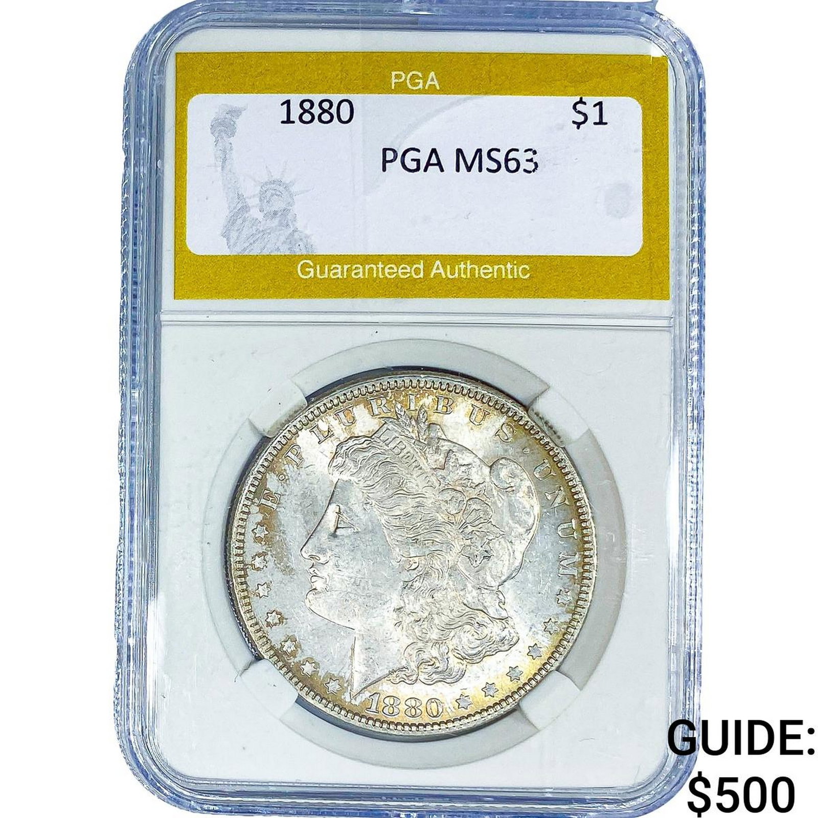 1880 Morgan Silver Dollar PGA MS63 (1 of 2)