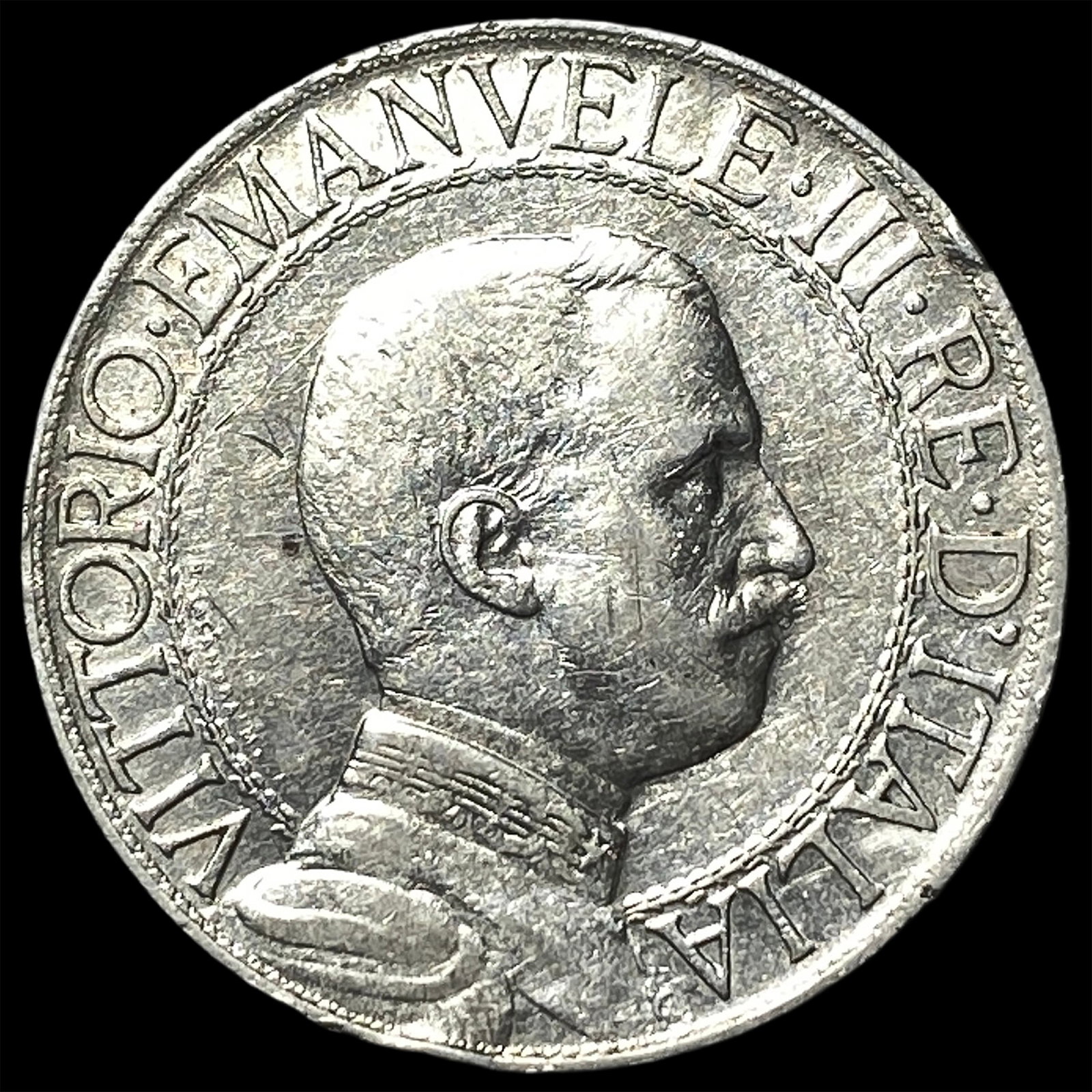 1912 Italy Silver 1 Lira: 1912 Italy Silver 1 Lira