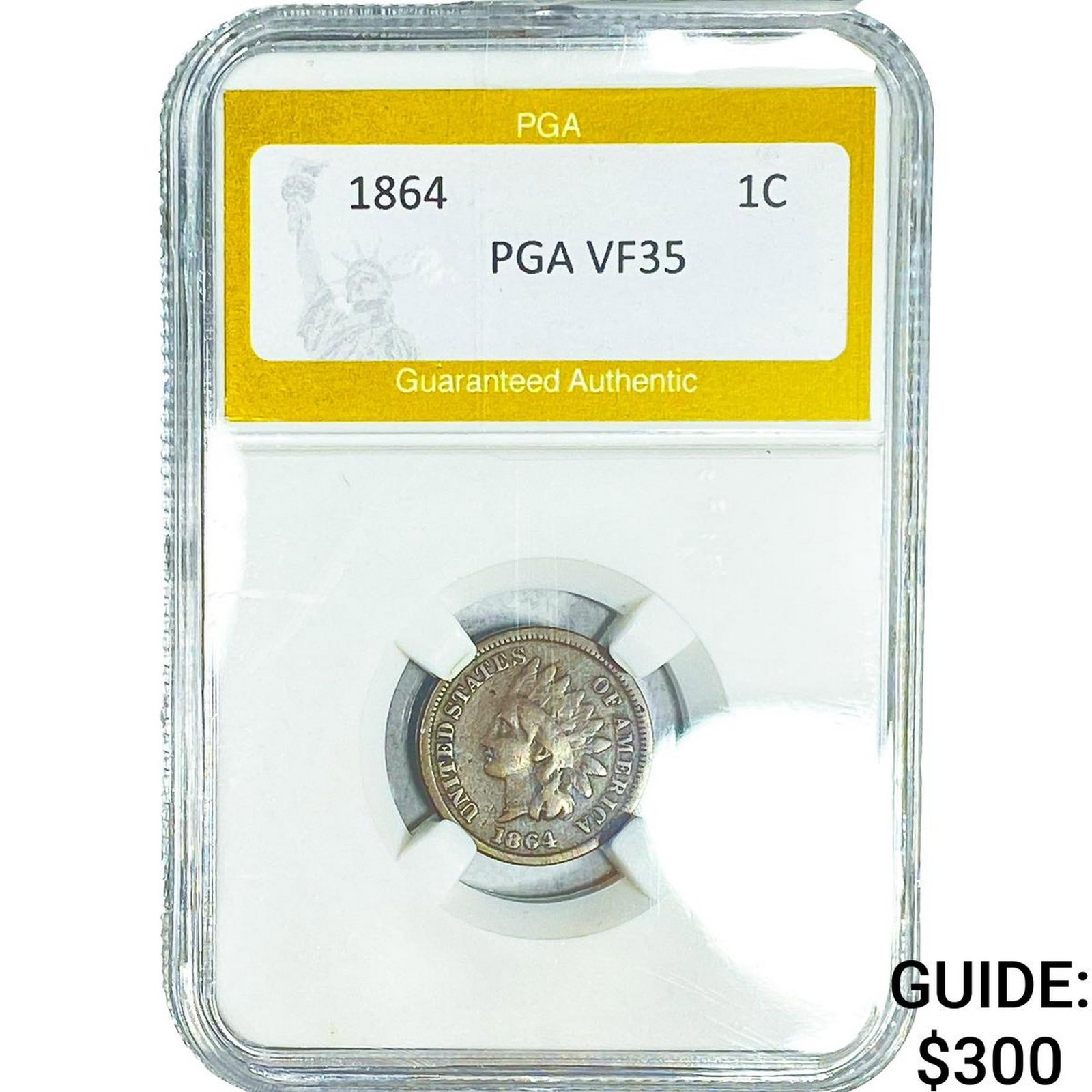 1864 Indian Head Cent PGA VF35 (1 of 2)