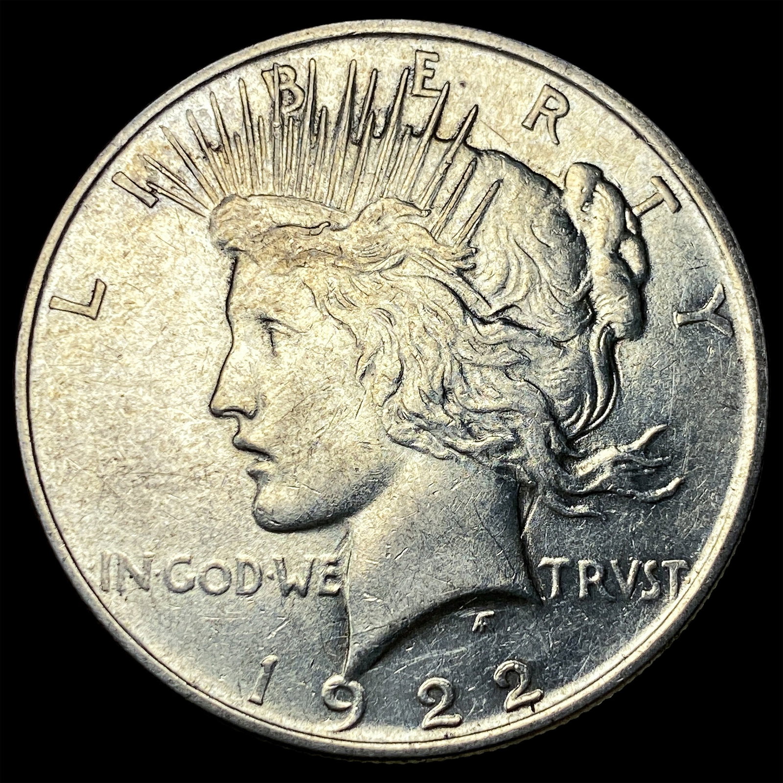 1922 Silver Peace Dollar CHOICE AU: 1922 Silver Peace Dollar CHOICE AU