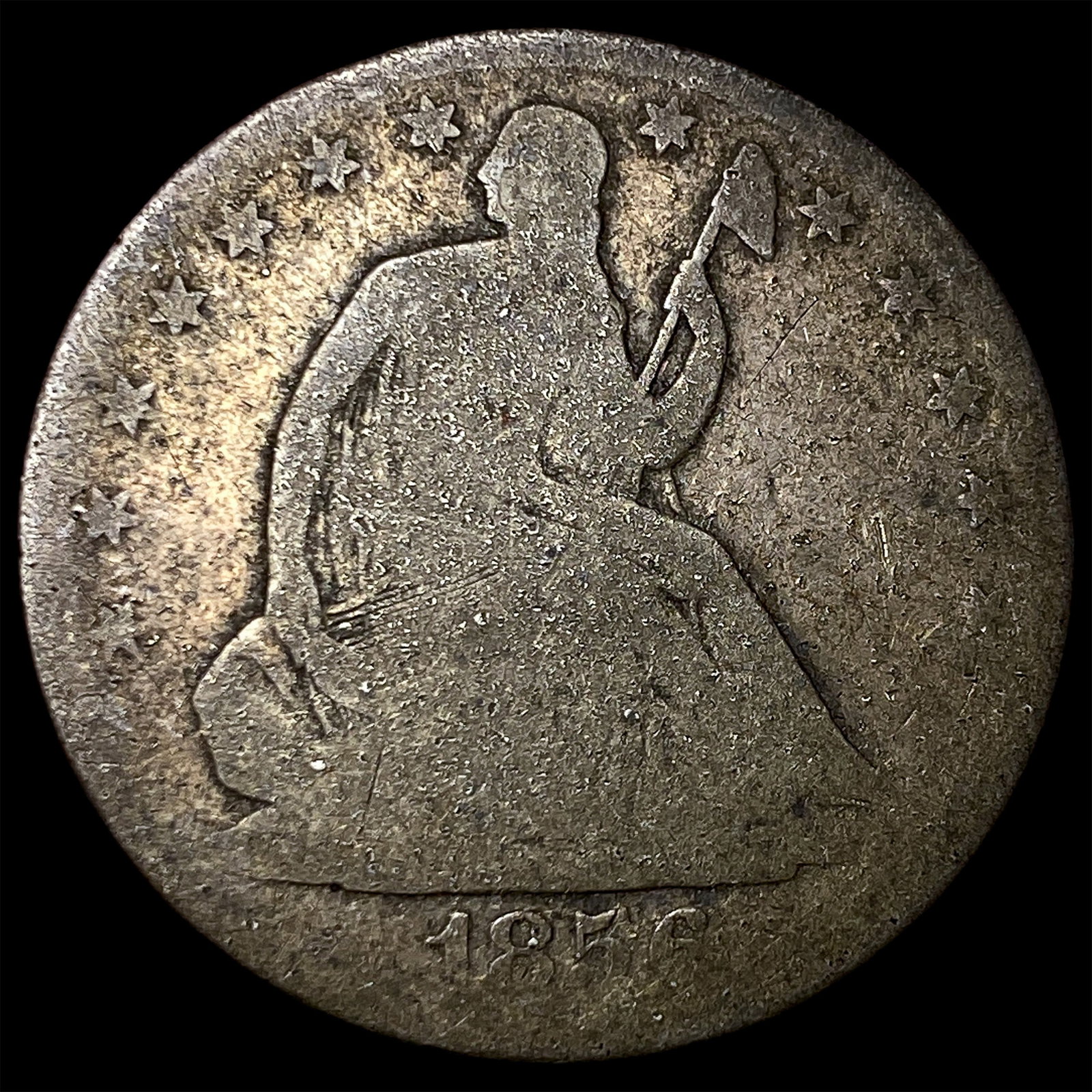 1856-O Silver Half Dollar NICELY CIRCULATED: 1856-O Silver Half Dollar NICELY CIRCULATED