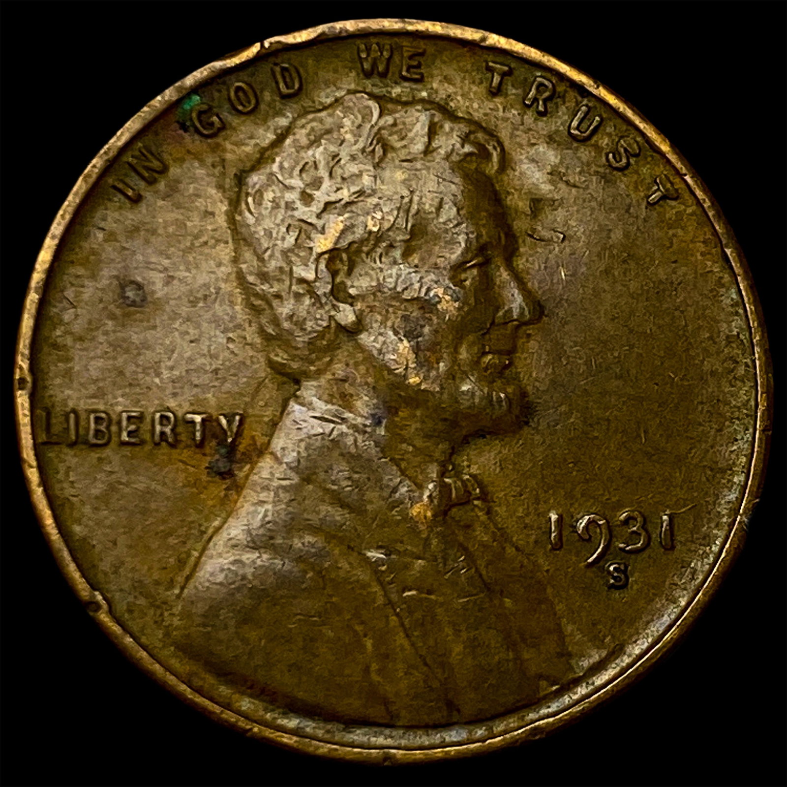 1931-S Lincoln Wheat Cent CLOSELY UNCIRCULATED (1 of 2)