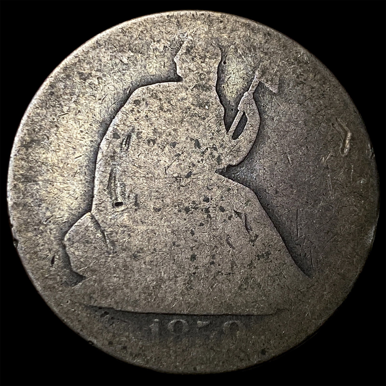 1870-O Silver Half Dollar NICELY CIRCULATED: 1870-O Silver Half Dollar NICELY CIRCULATED