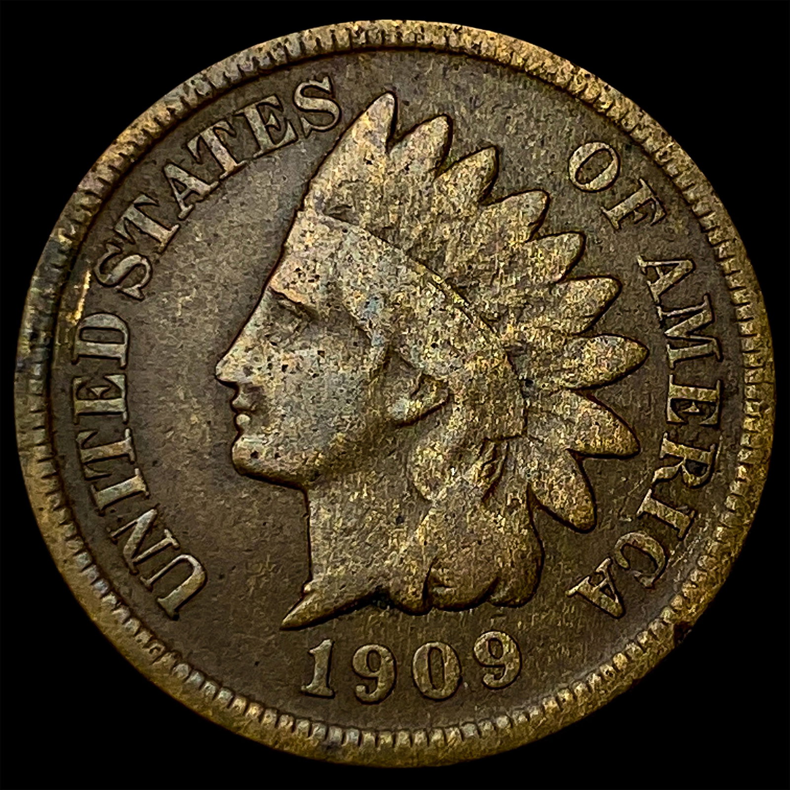 1909-S Indian Head Cent LIGHTLY CIRCULATED: 1909-S Indian Head Cent LIGHTLY CIRCULATED