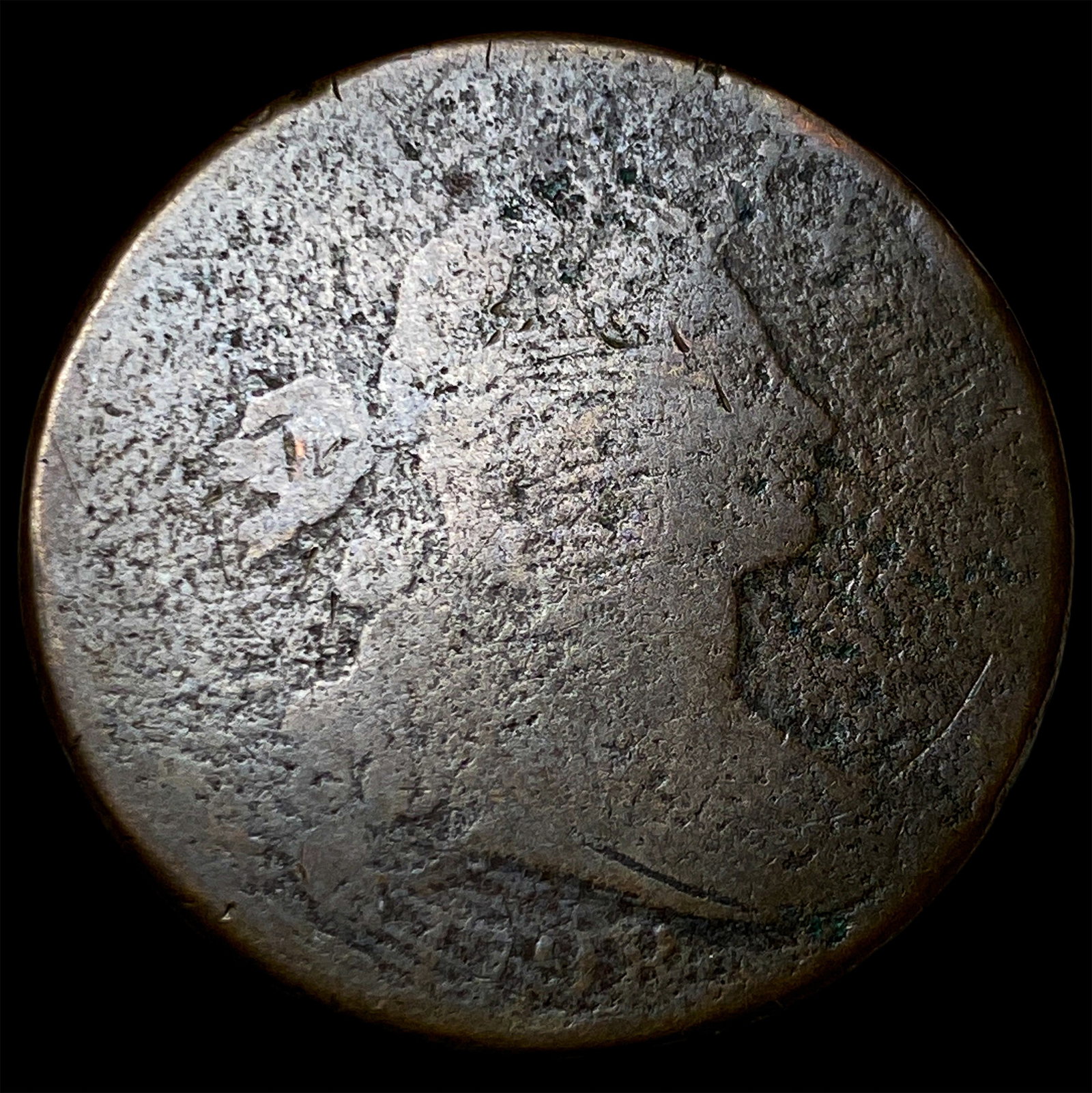 1798 Draped Bust Large Cent NICELY CIRCULATED: 1798 Draped Bust Large Cent NICELY CIRCULATED
